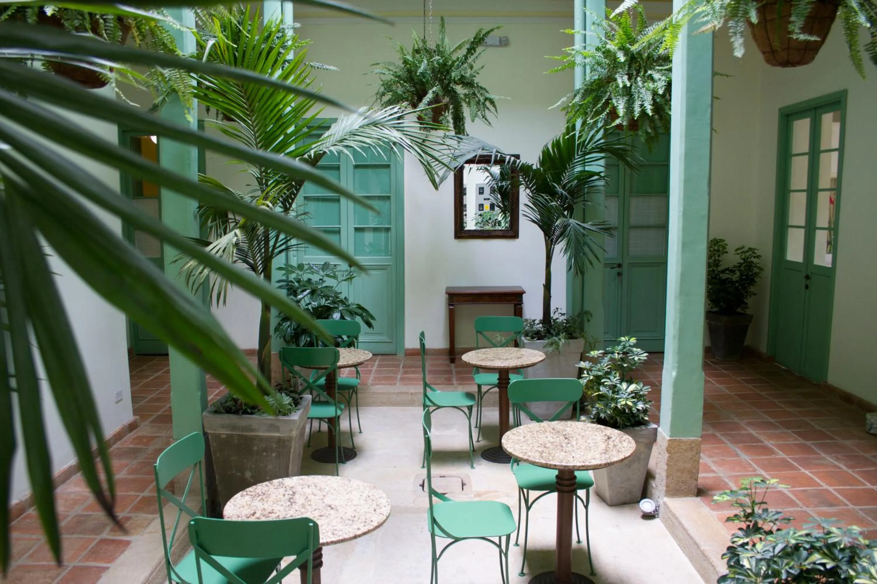 Patio in Hotel Casa de la Vega