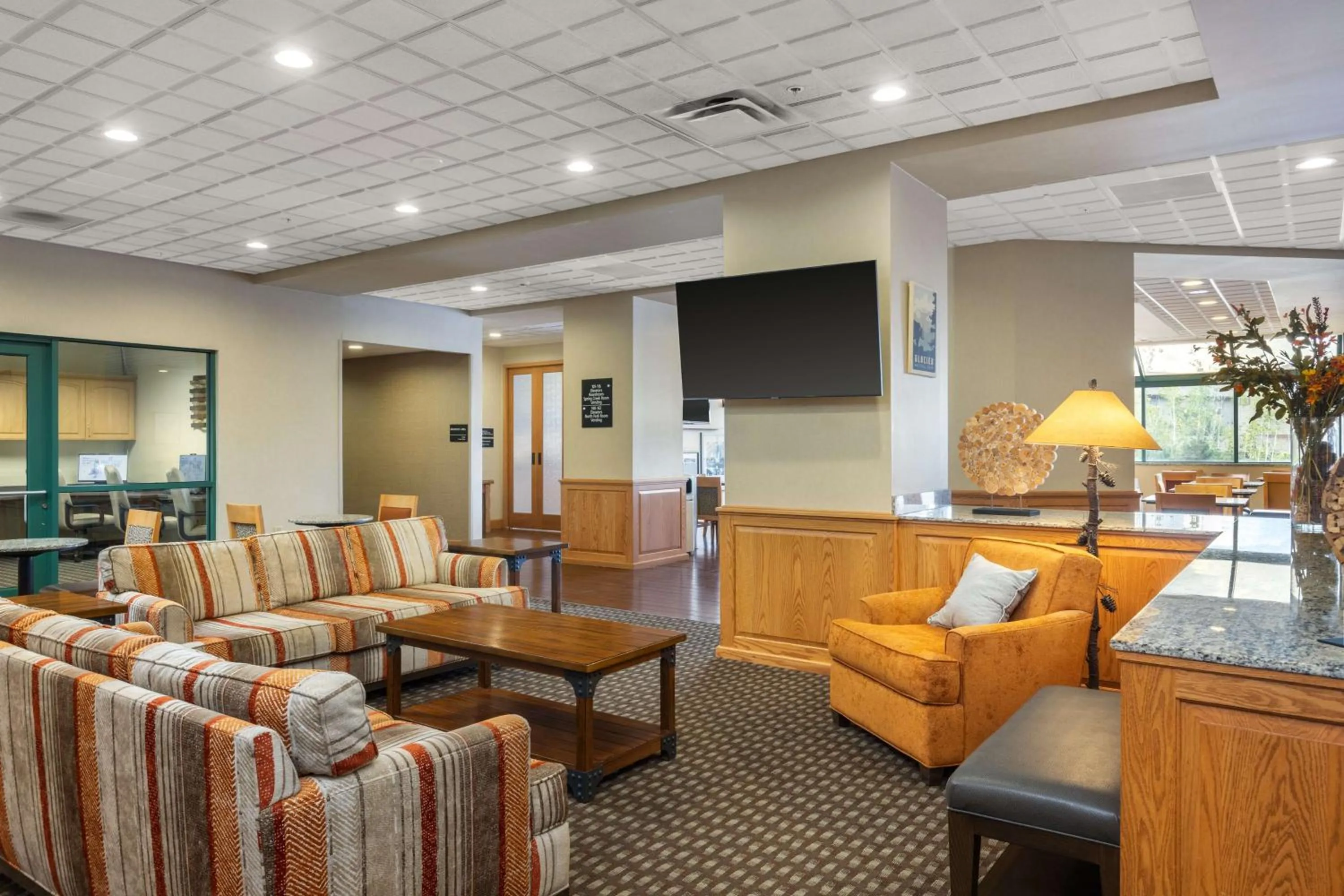 Lobby or reception in Hampton Inn Kalispell