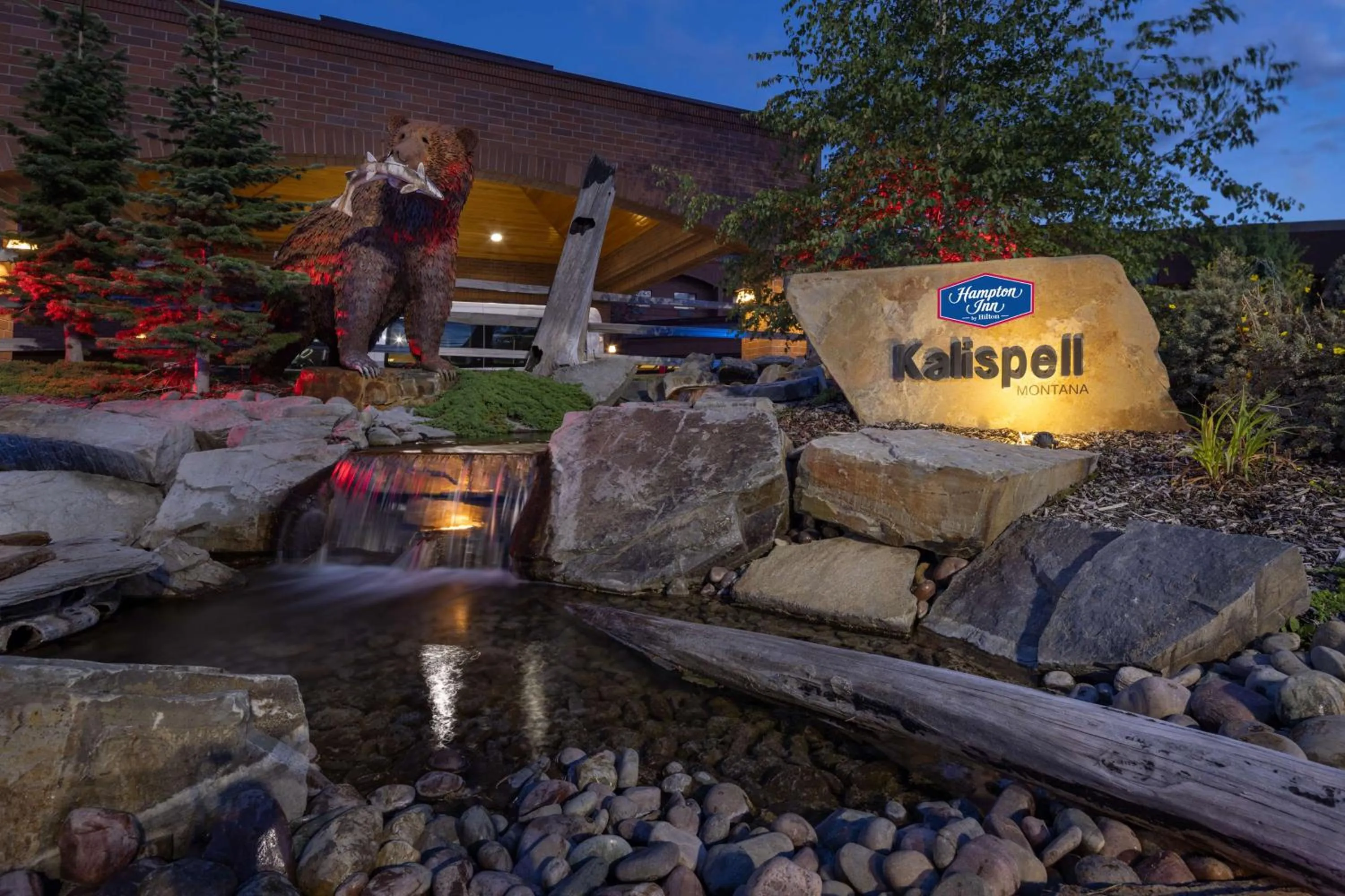 Property building in Hampton Inn Kalispell