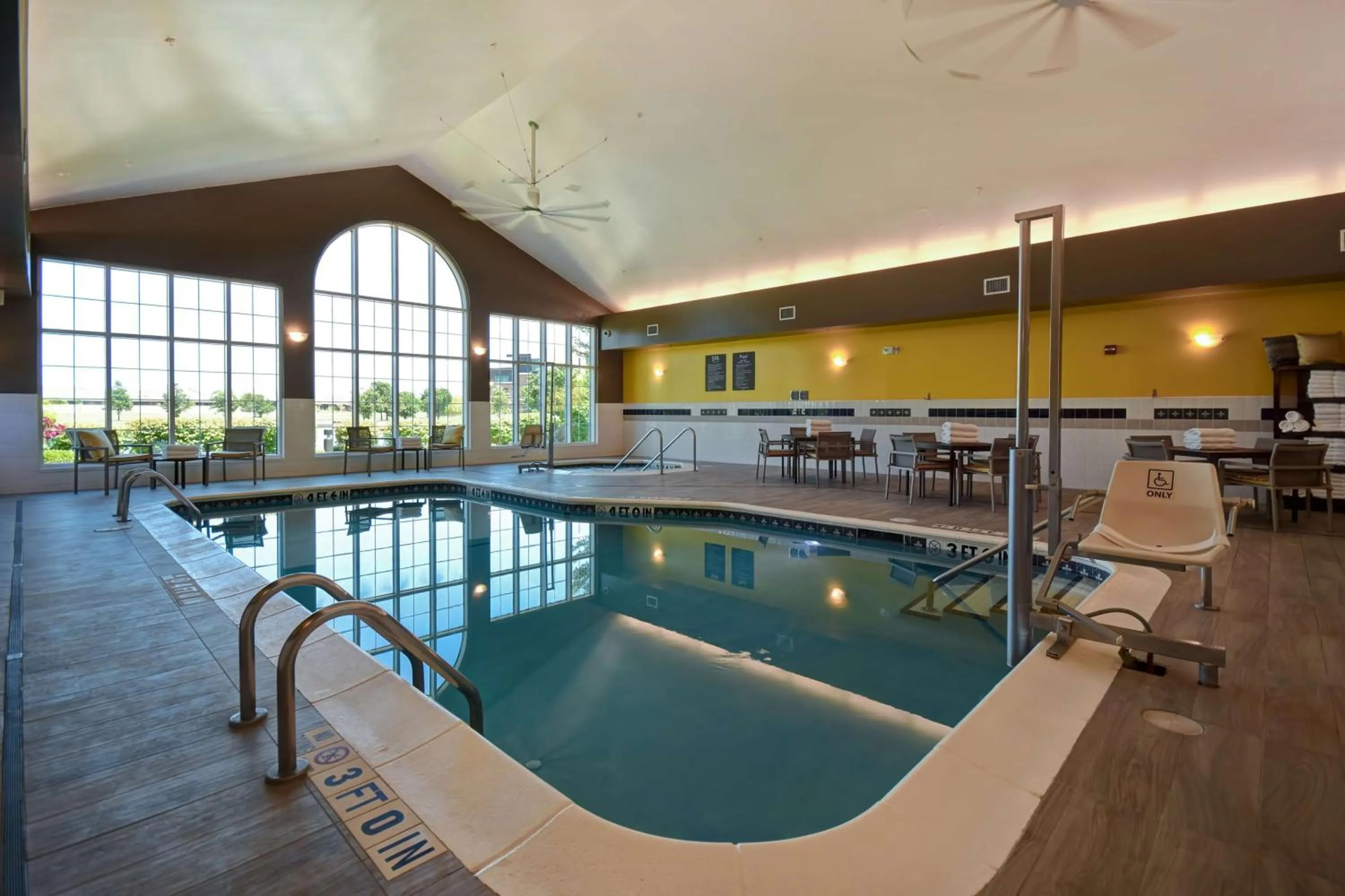 Pool view in Homewood Suites by Hilton at The Waterfront