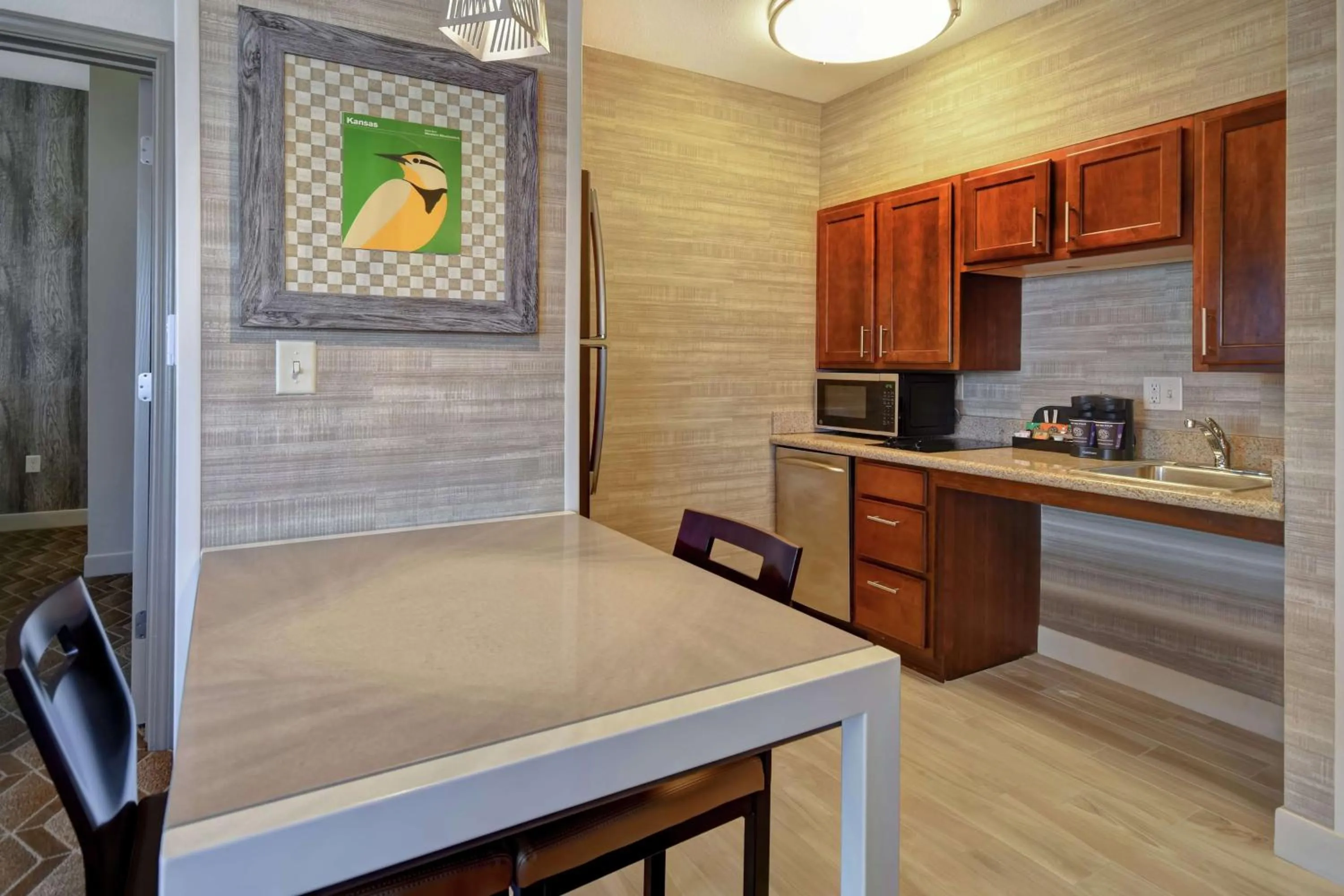 Kitchen or kitchenette in Homewood Suites by Hilton at The Waterfront