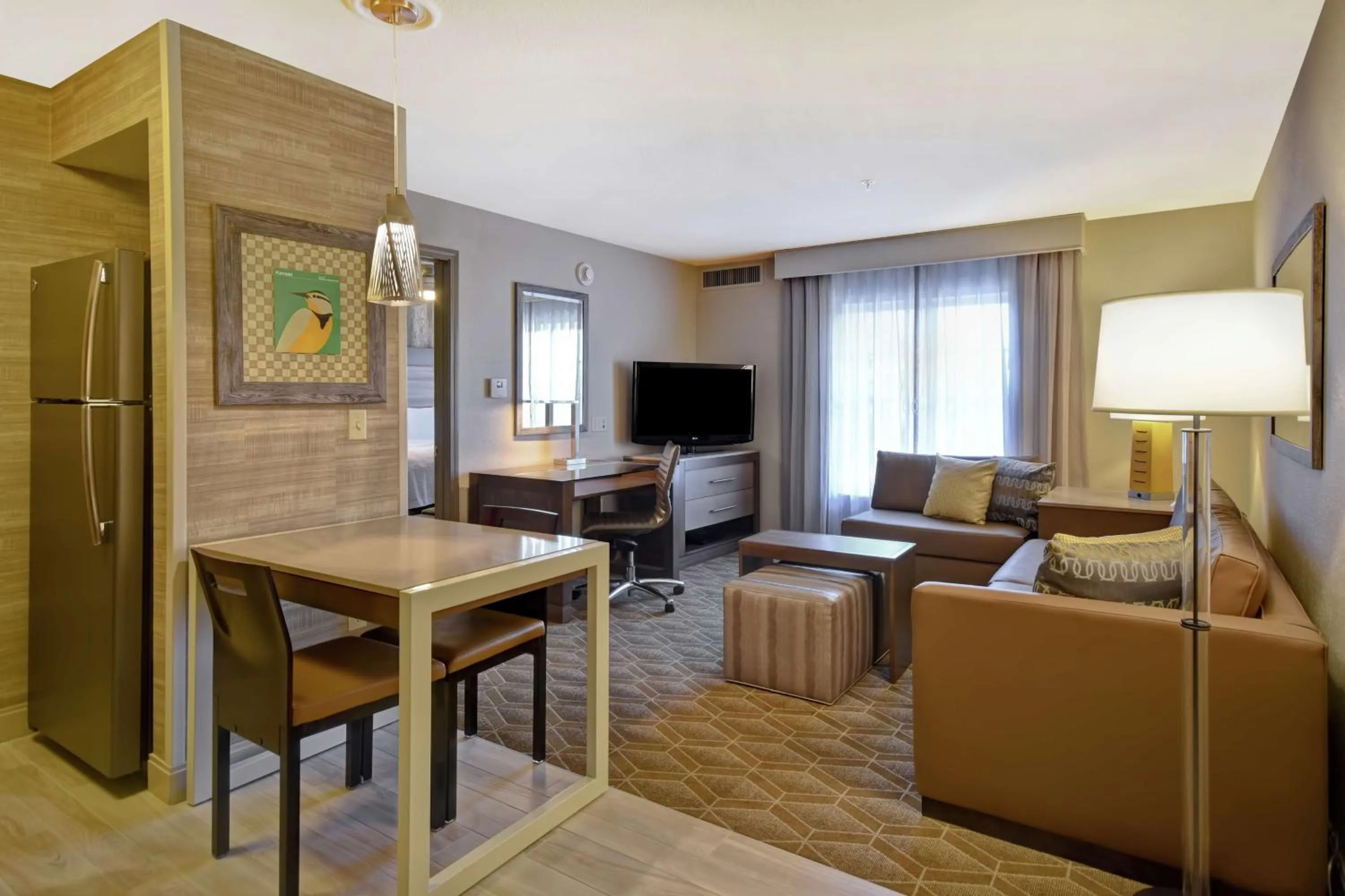 Bedroom in Homewood Suites by Hilton at The Waterfront