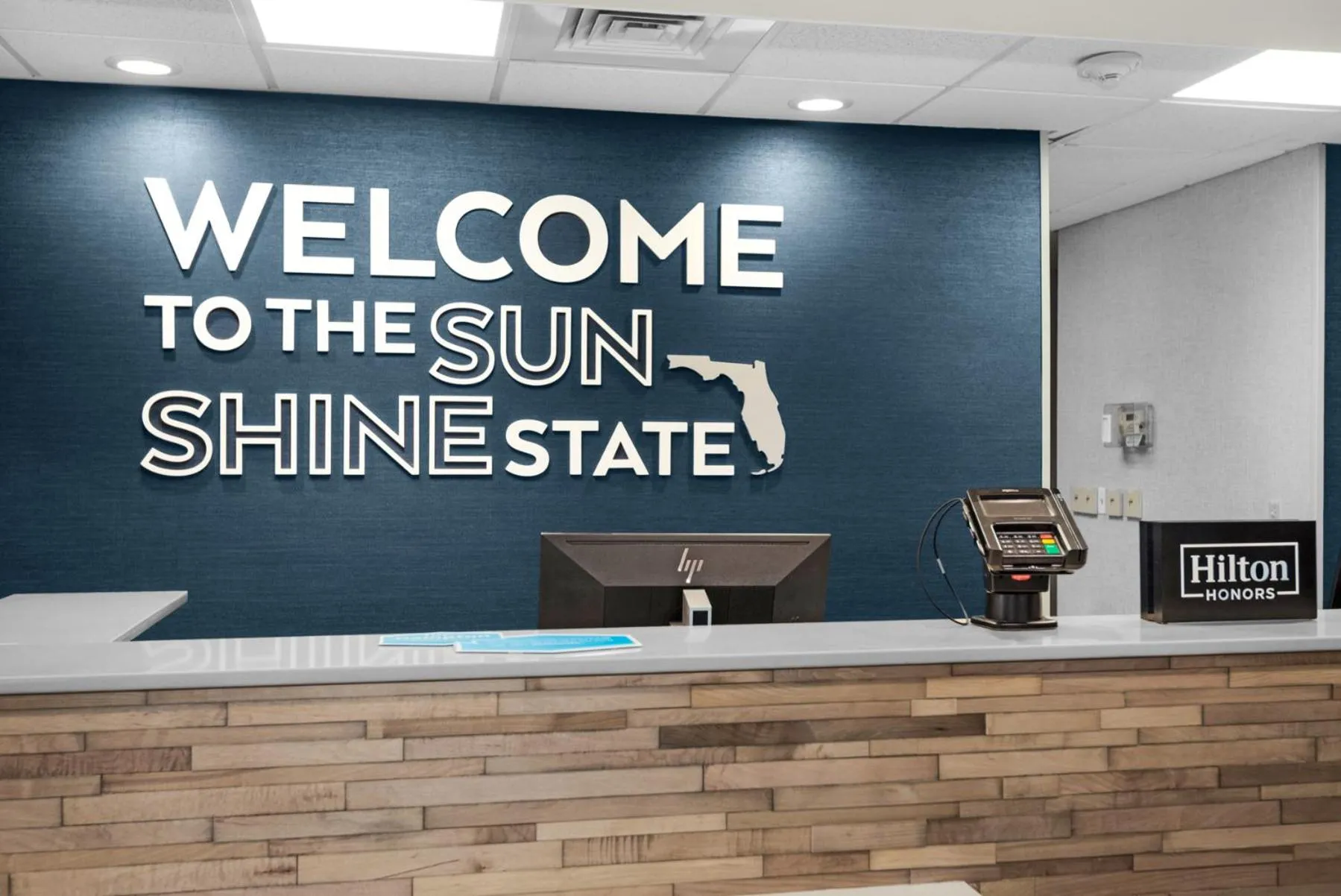 Lobby or reception in Hampton Inn & Suites Pensacola I-10 N at University Town Plaza