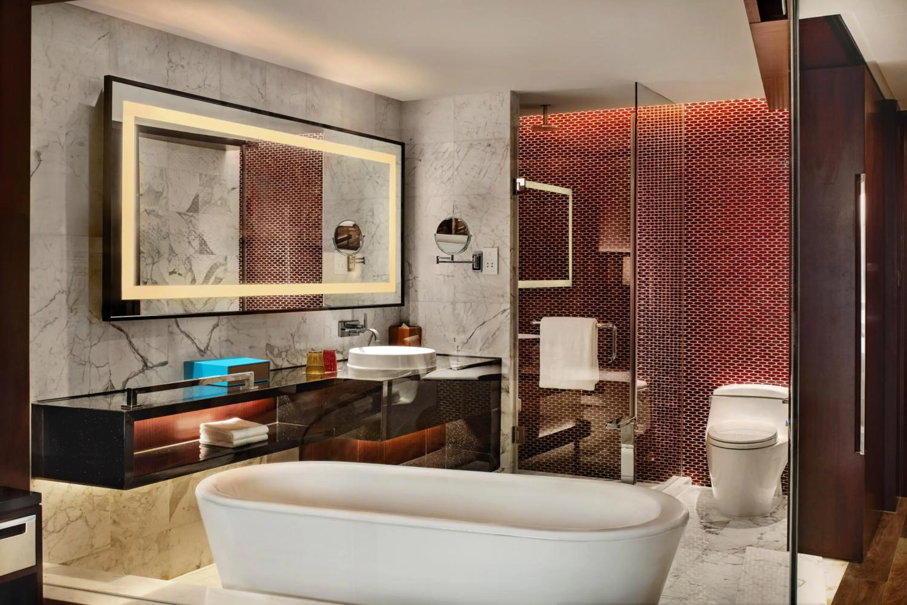 Bathroom in Renaissance Beijing Capital Hotel