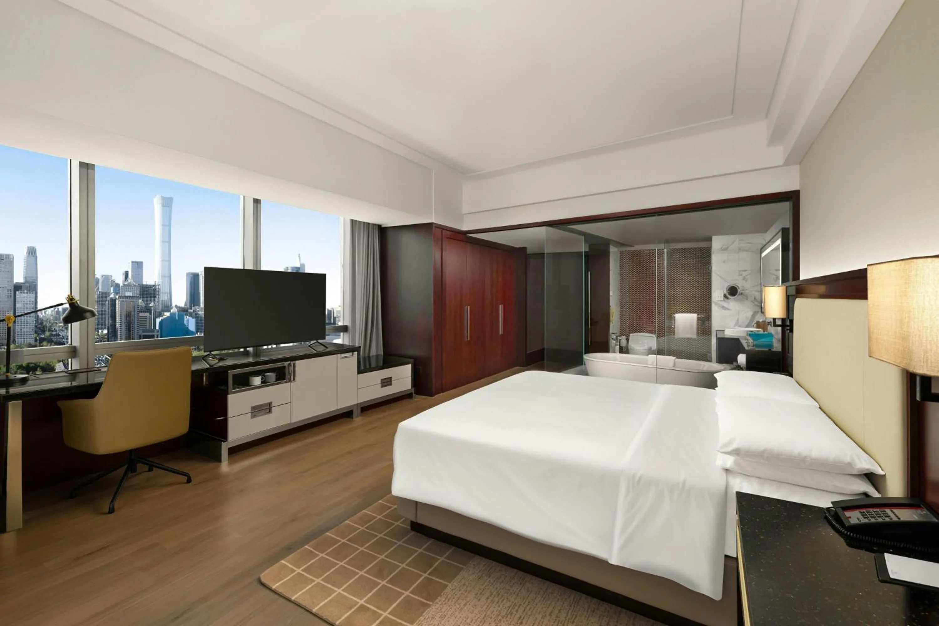 Bedroom, Bed in Renaissance Beijing Capital Hotel