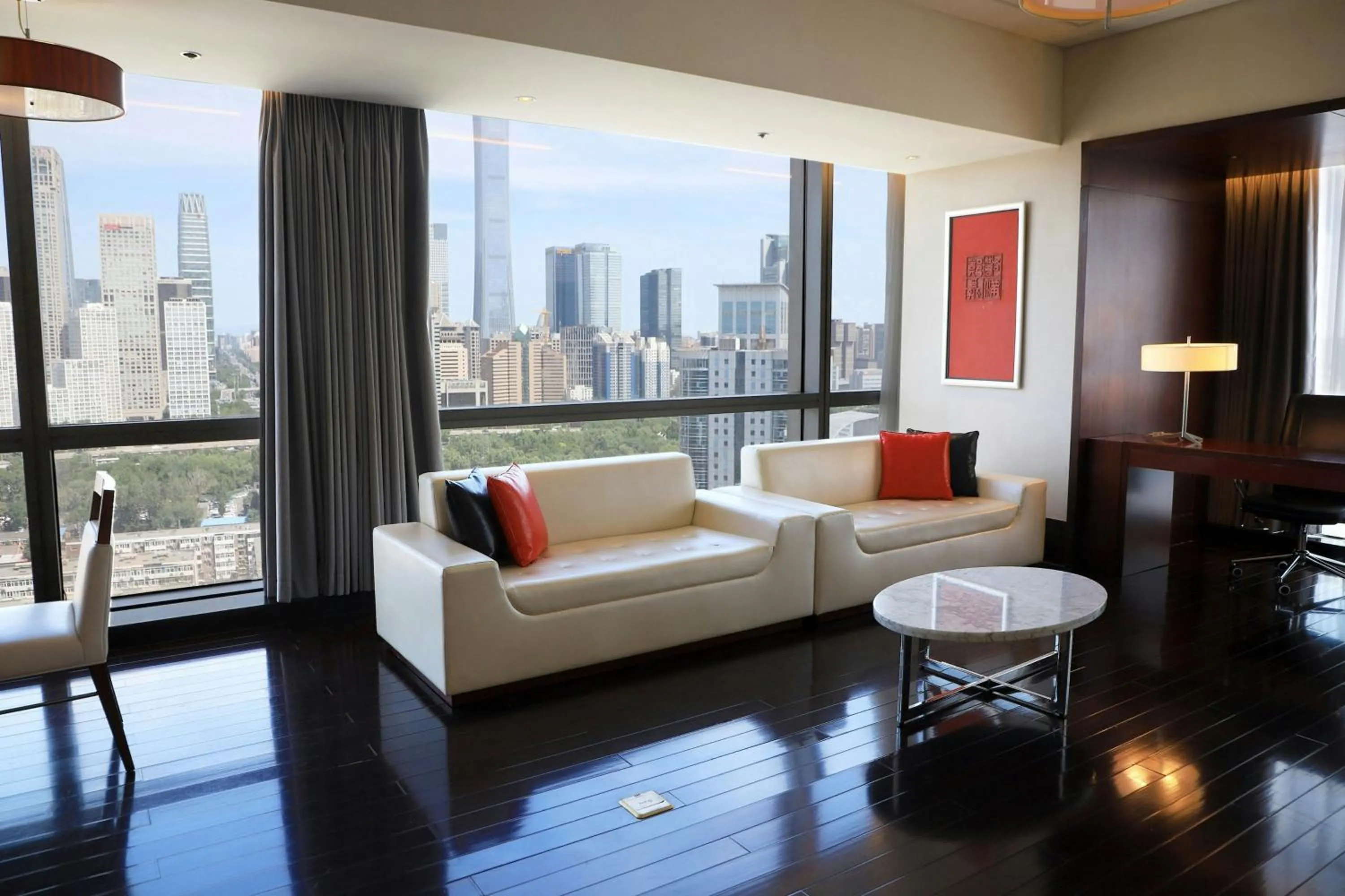 Living room in Renaissance Beijing Capital Hotel
