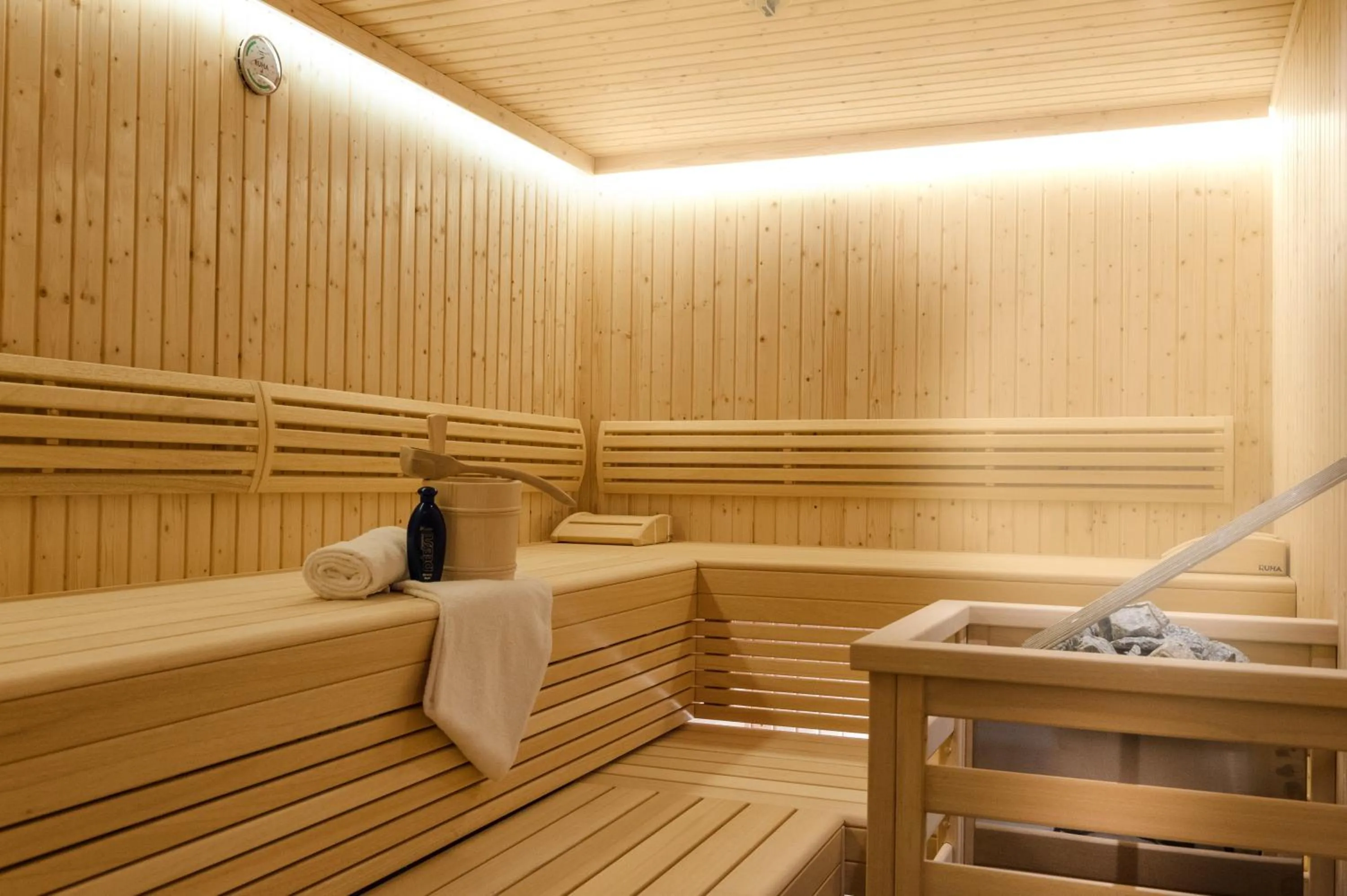 Sauna in AlpenParks Hotel & Apartment Orgler Kaprun