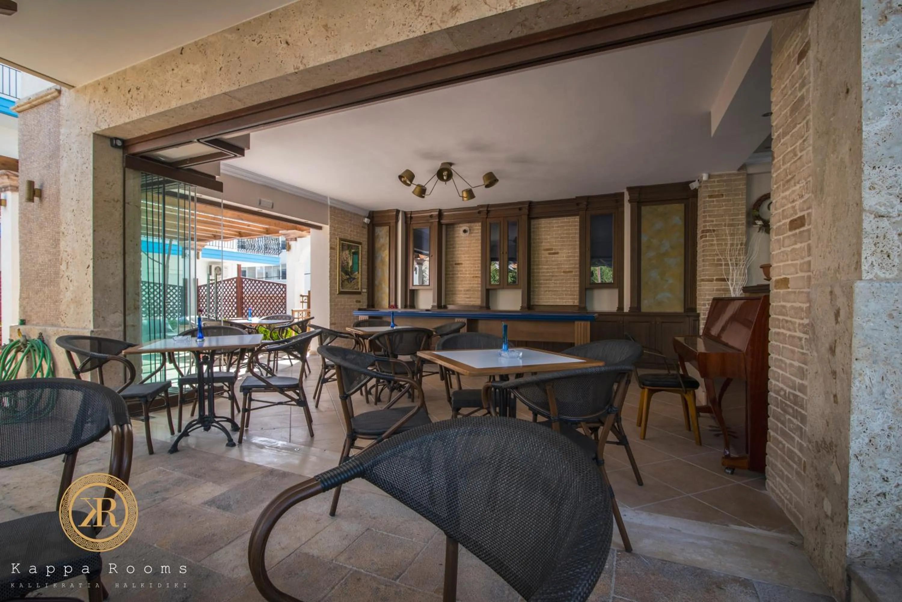 Patio in Kappa Rooms