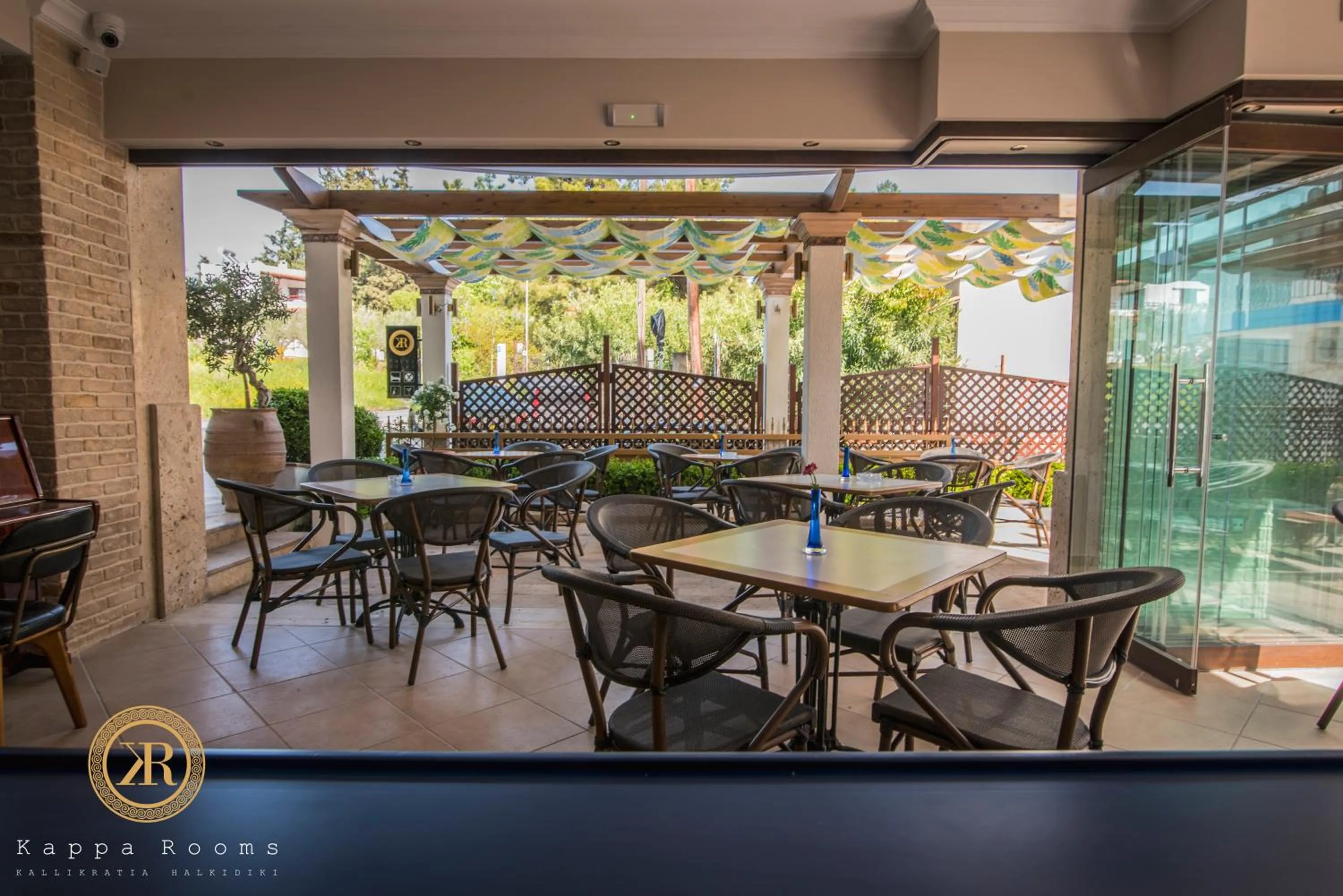 Patio in Kappa Rooms