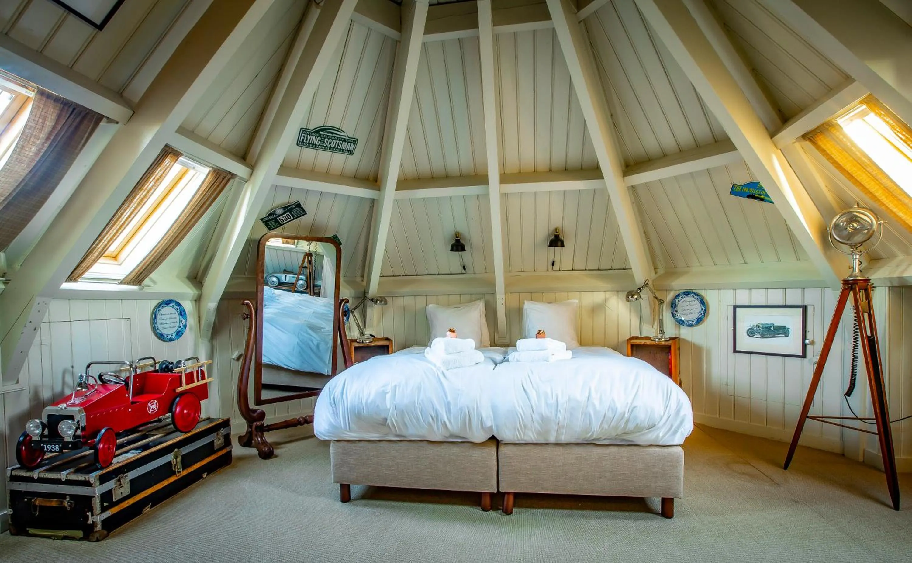 Bed in Logement aan de Vecht