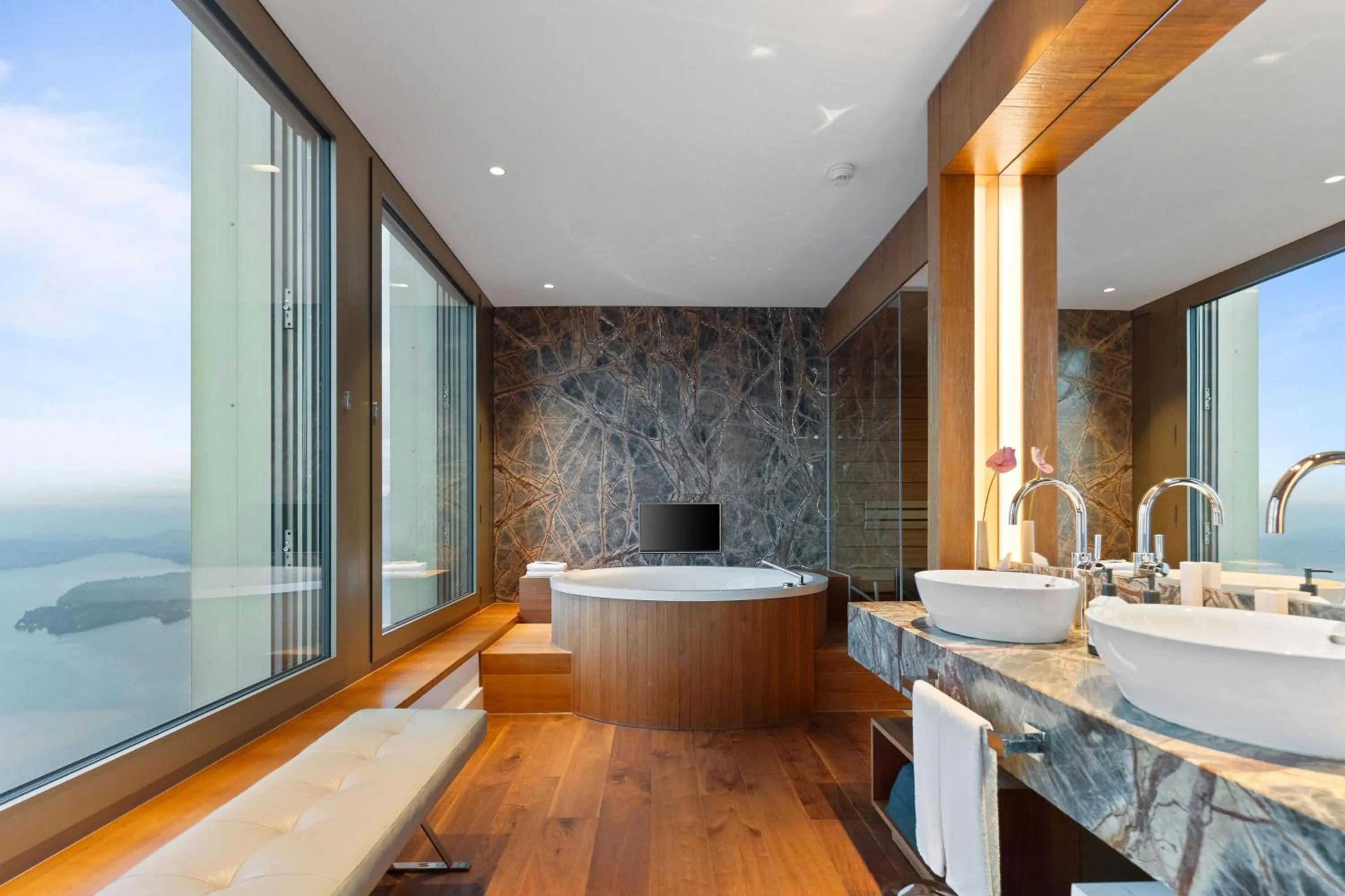 Bathroom in Bürgenstock Hotel & Alpine Spa