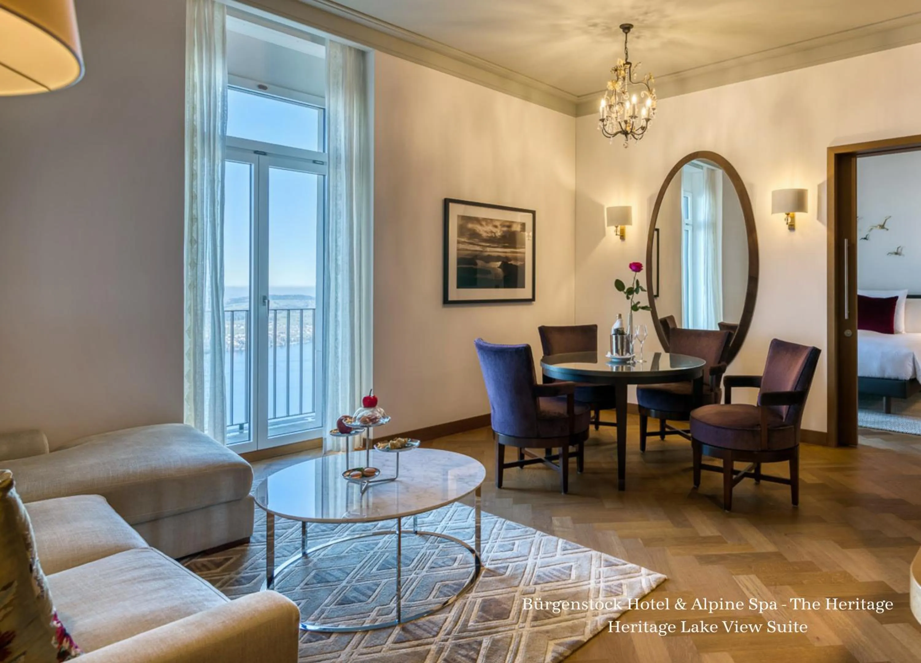 Living room in Bürgenstock Hotel & Alpine Spa
