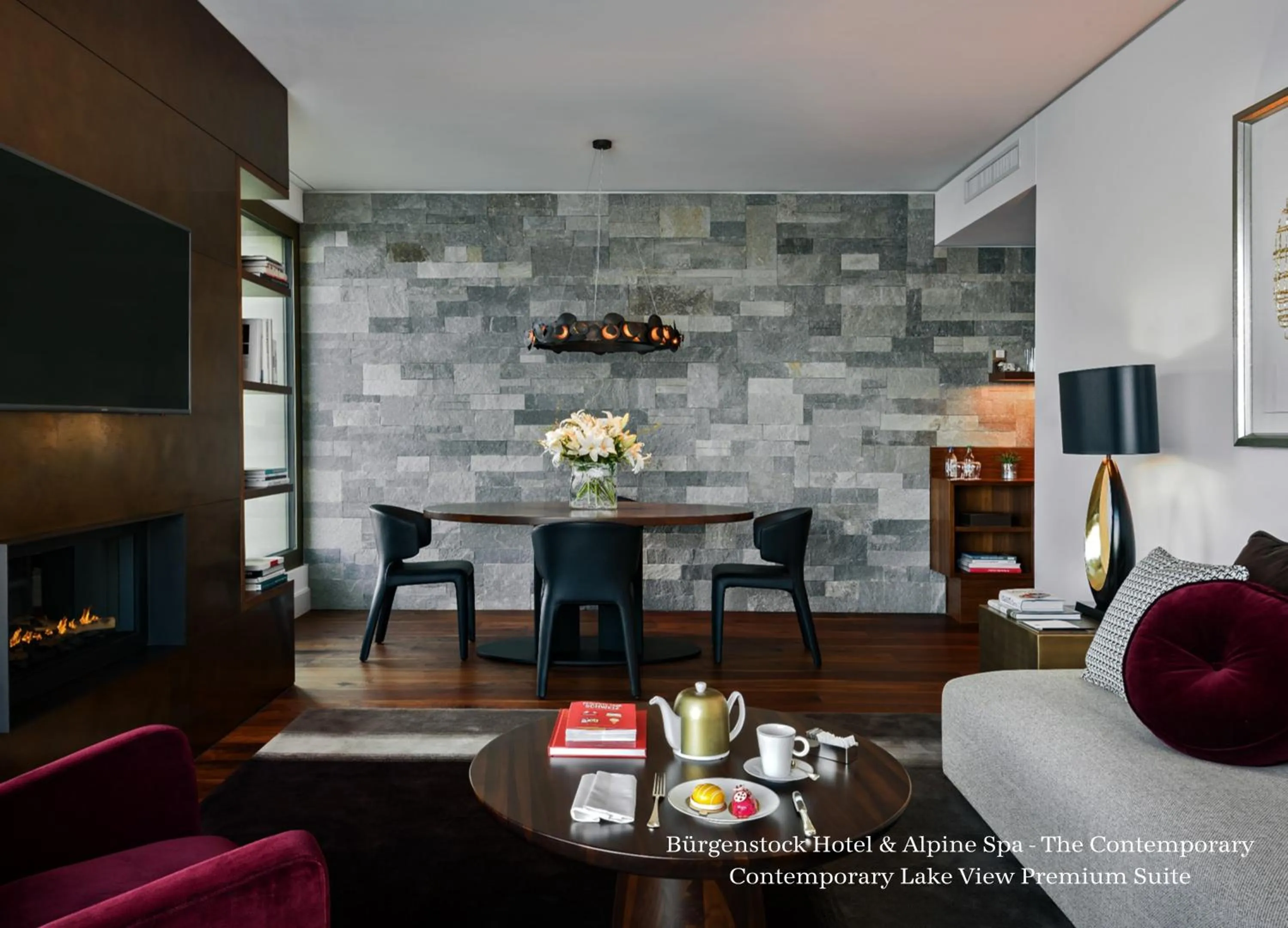 Living room in Bürgenstock Hotel & Alpine Spa