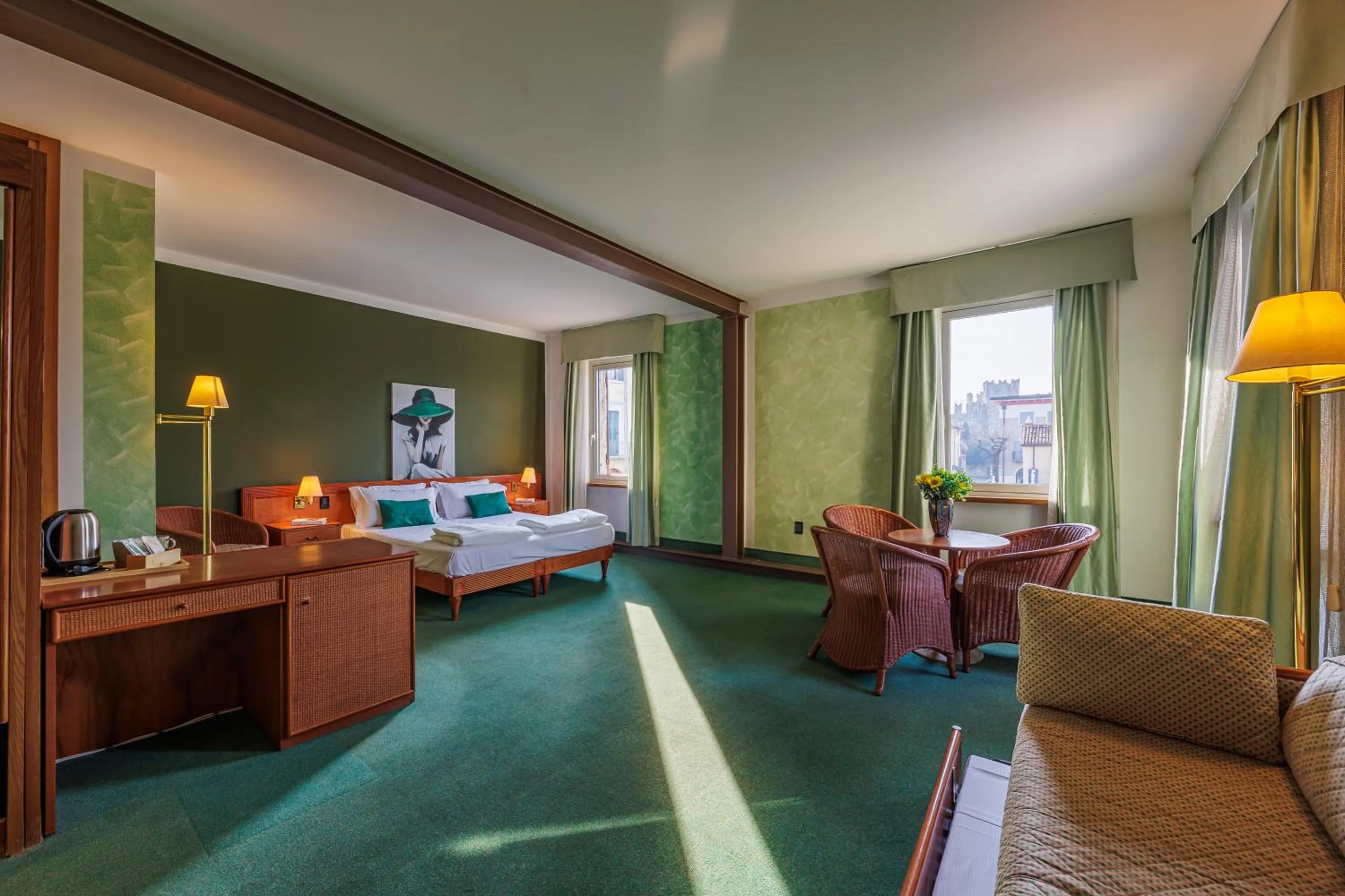 Coffee/tea facilities, Bed in Hotel alla Grotta