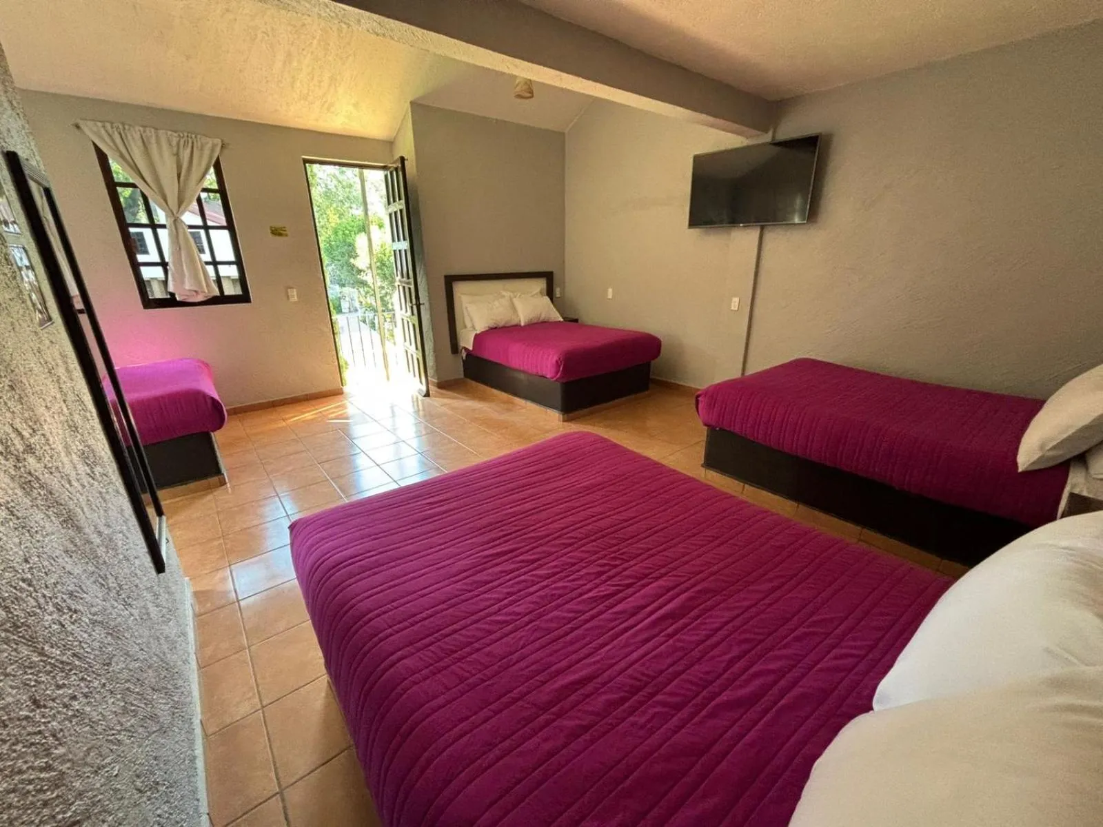 Bed in Hotel Real Campestre Tepetoci