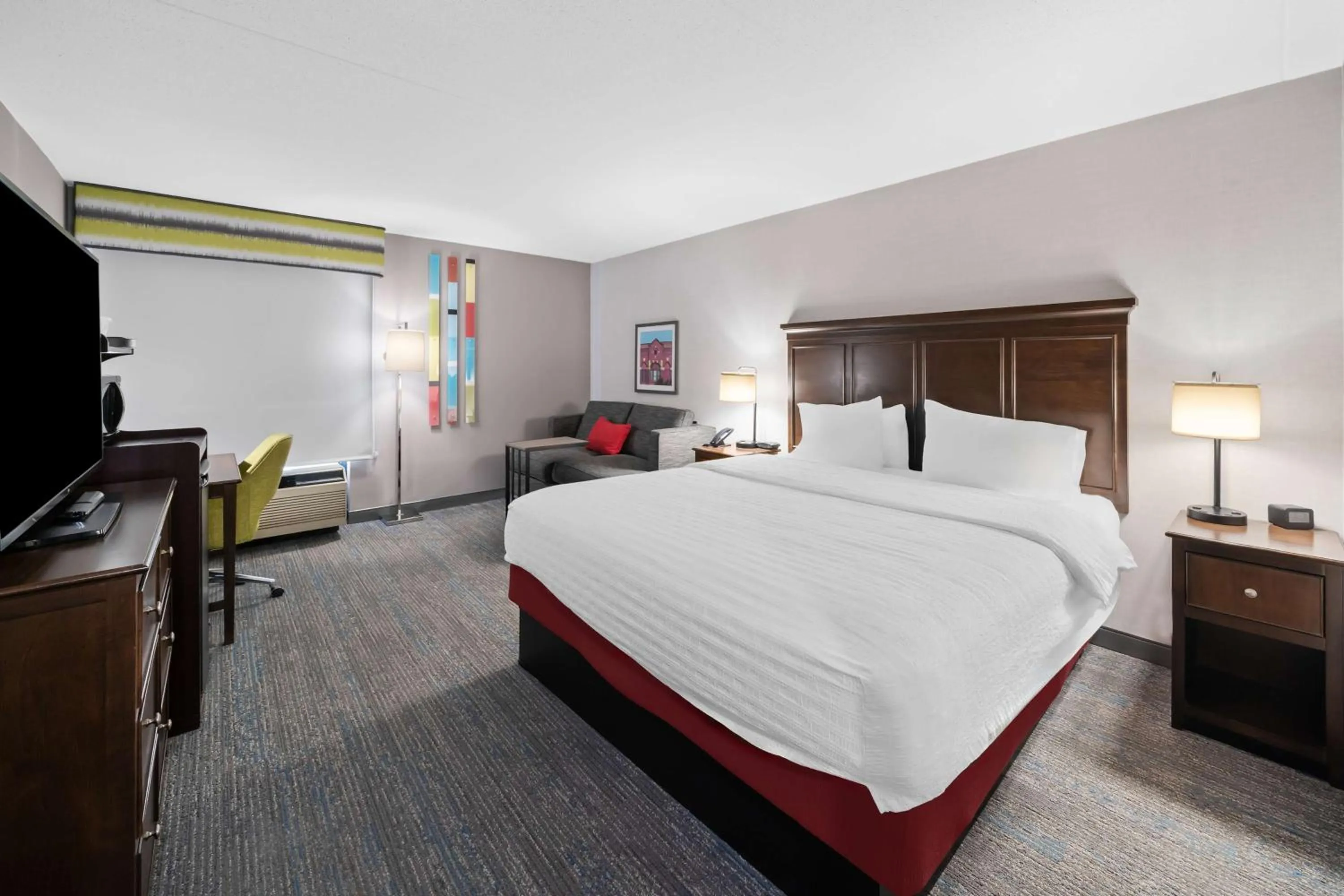 Bedroom, Bed in Hampton Inn Franklin