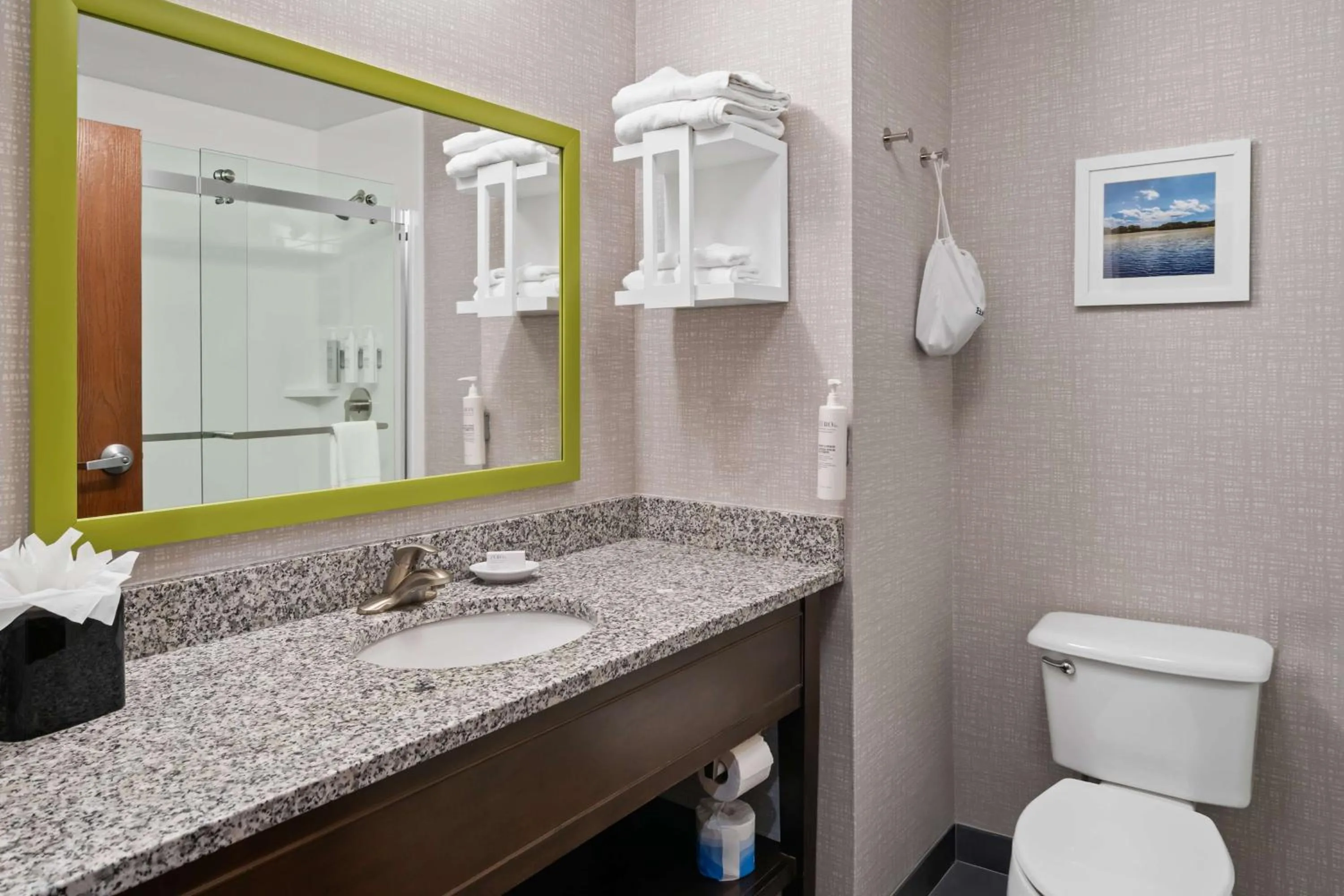 Bathroom in Hampton Inn Franklin