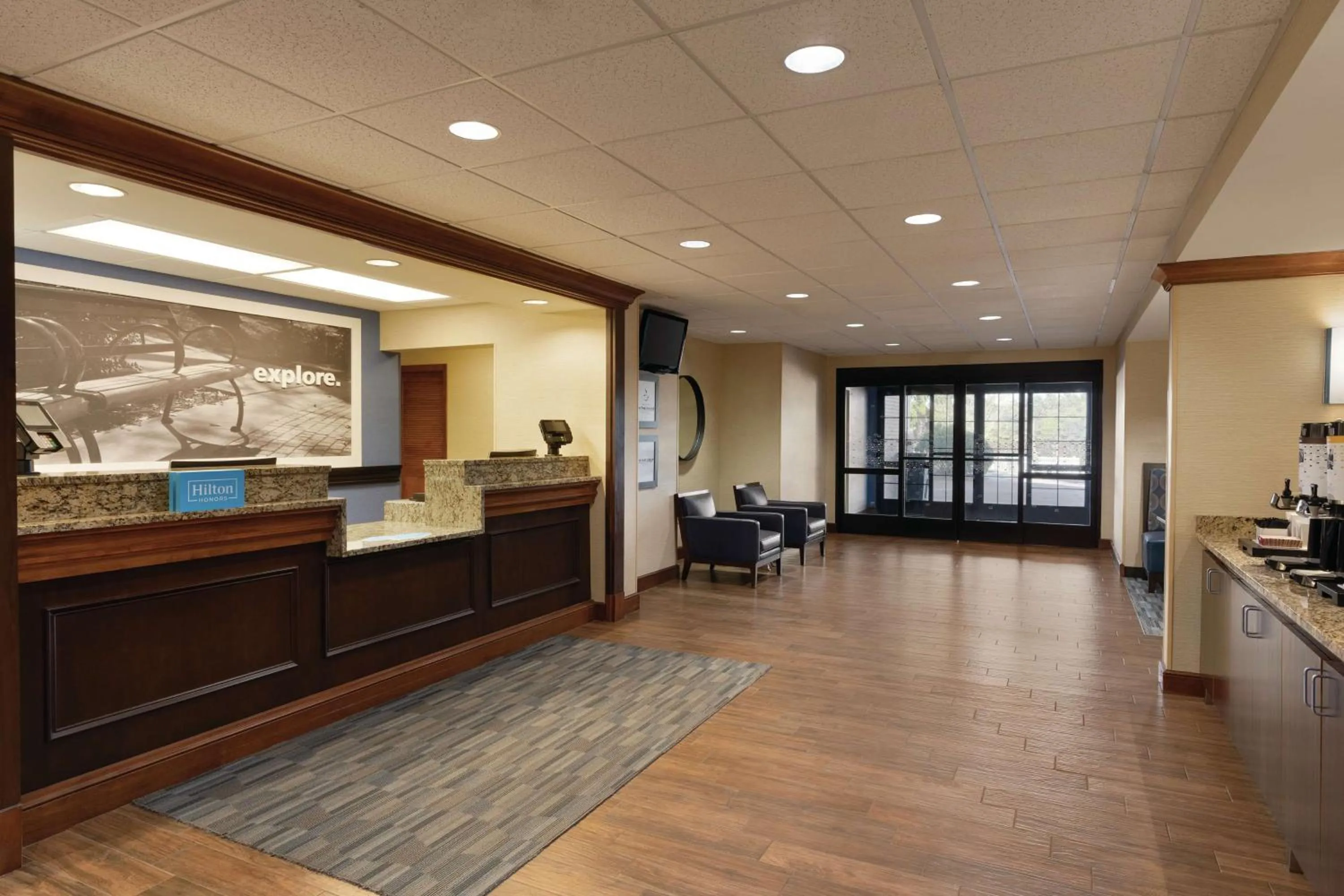Lobby or reception in Hampton Inn Franklin