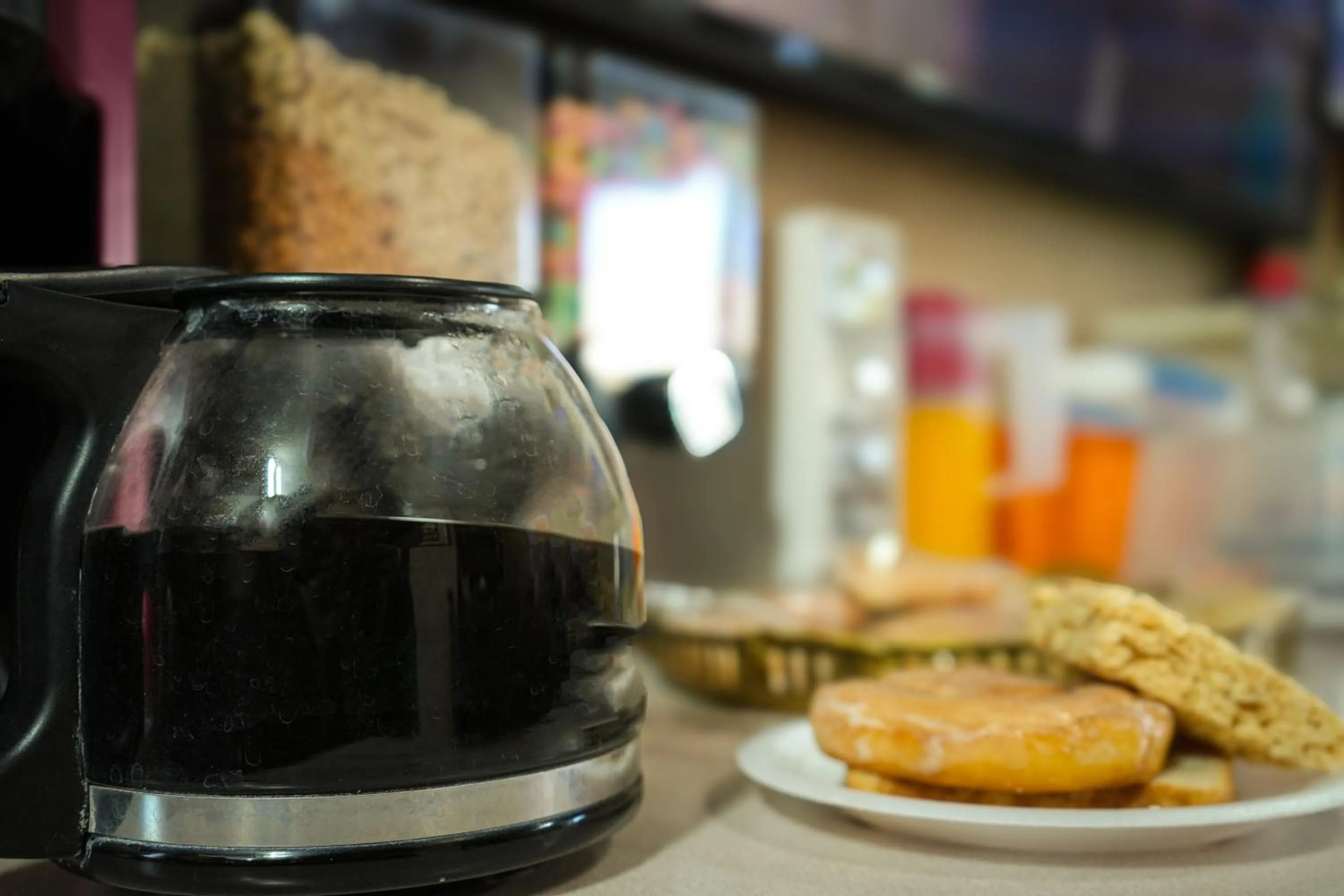 Continental breakfast in Travel Inn