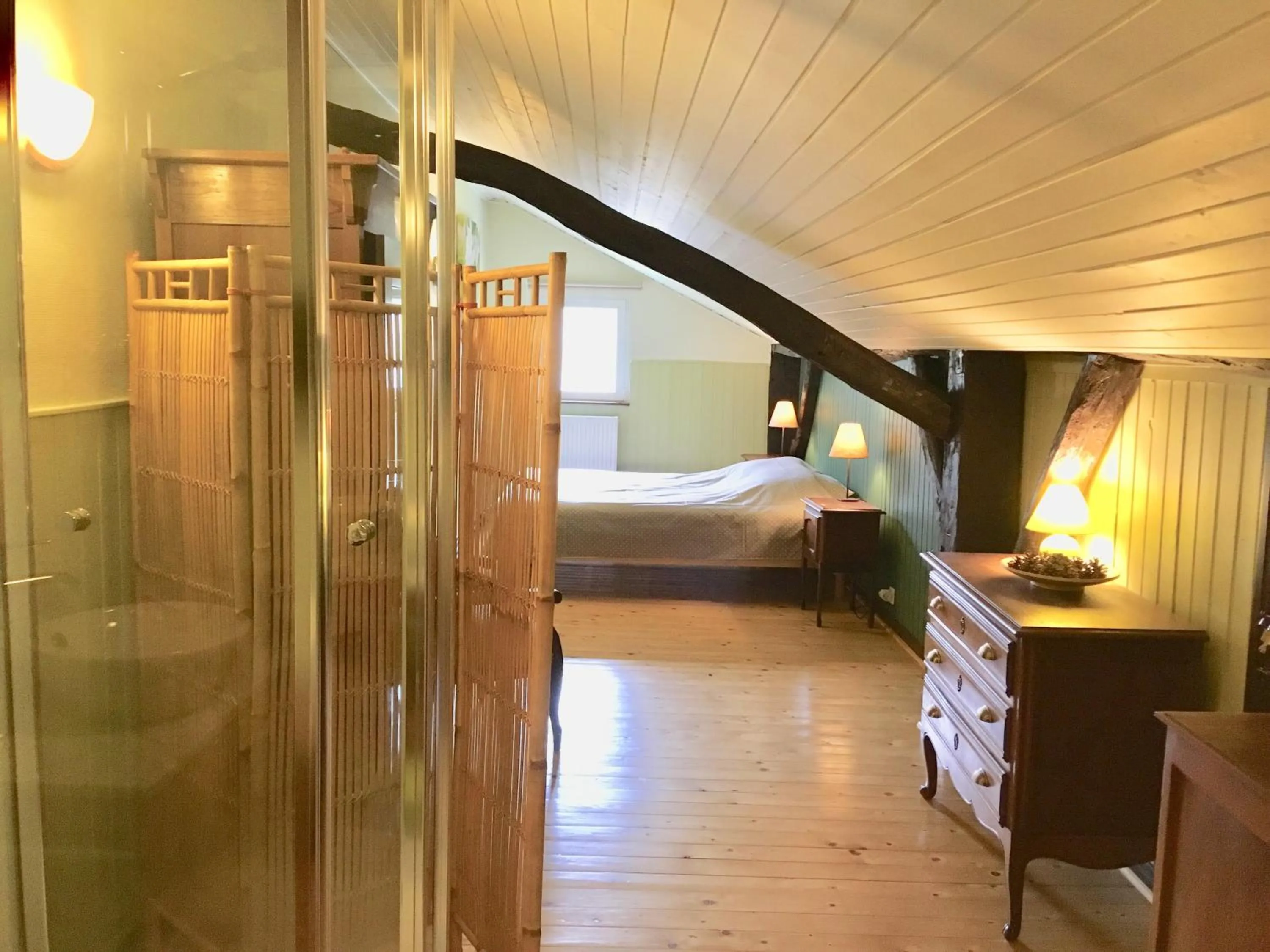 Photo of the whole room, Bed in Gîte la Semois à Mouzaive Vresse sur Semois