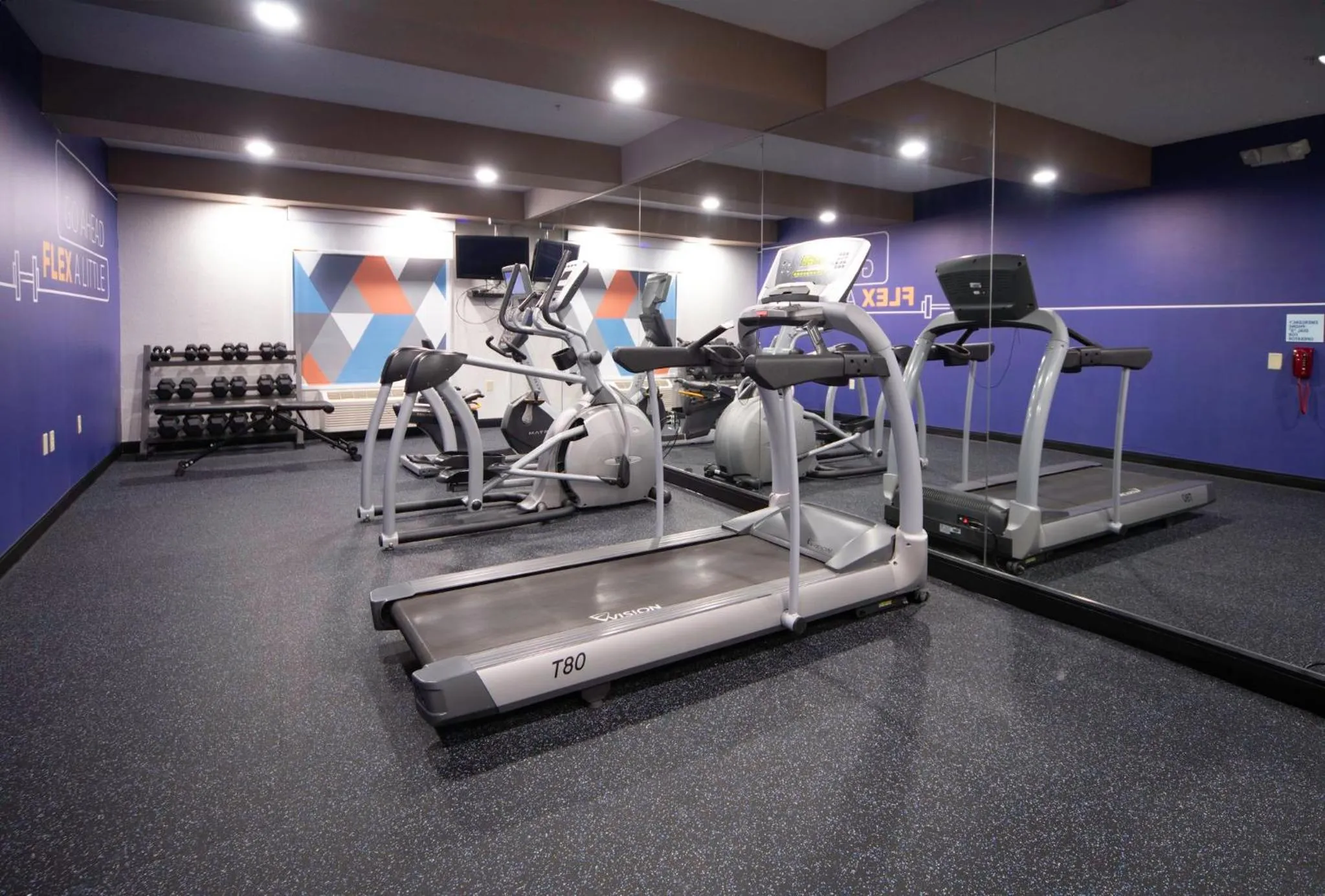 Fitness centre/facilities in Holiday Inn Express Suites Little Rock West by IHG