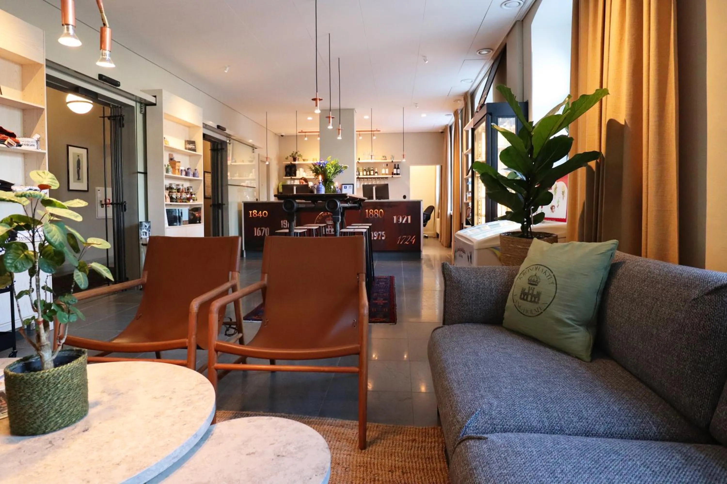 Lobby or reception in Långholmen Hotell