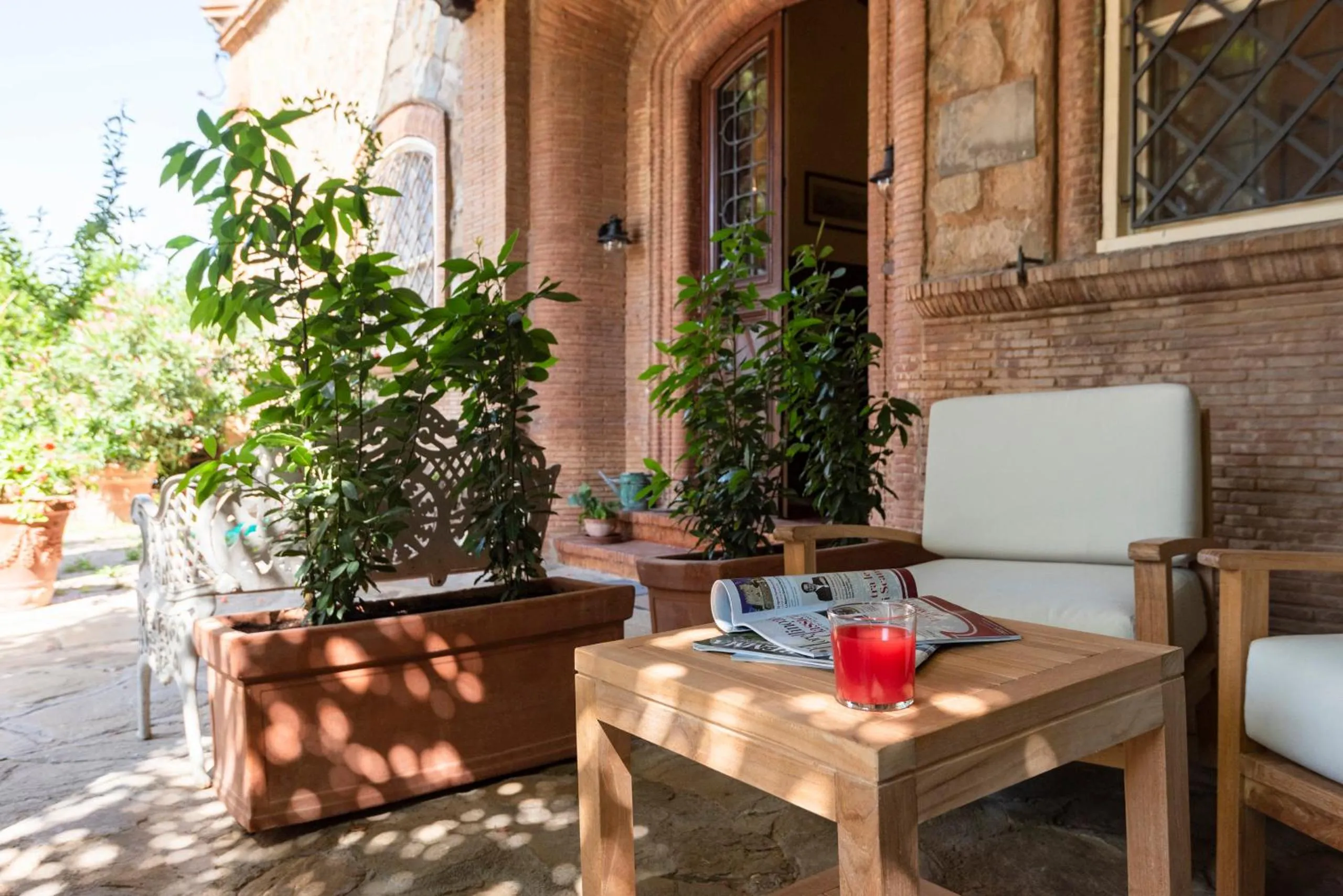 Patio in Fattoria Pian Di Rocca