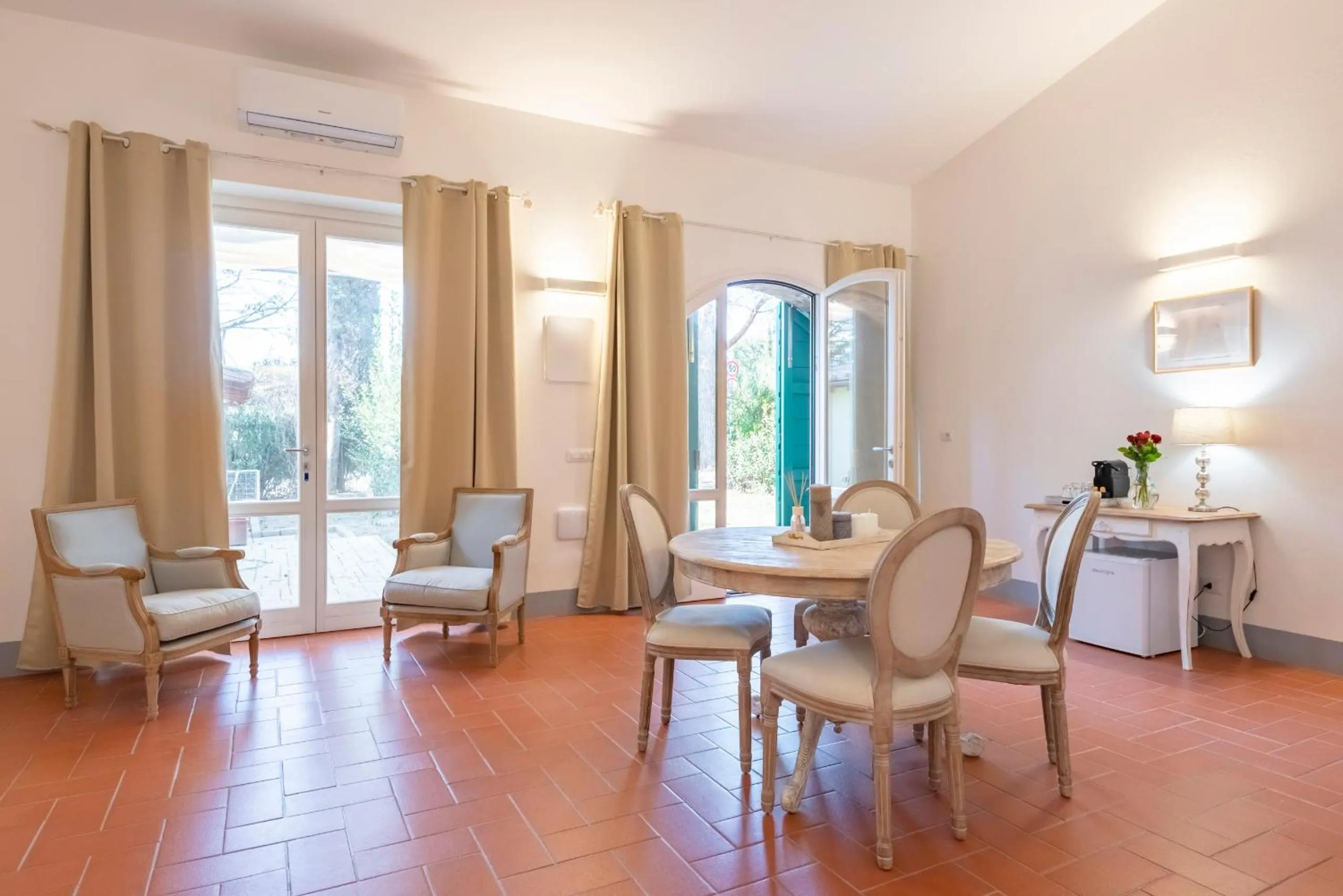 Seating area in Fattoria Pian Di Rocca