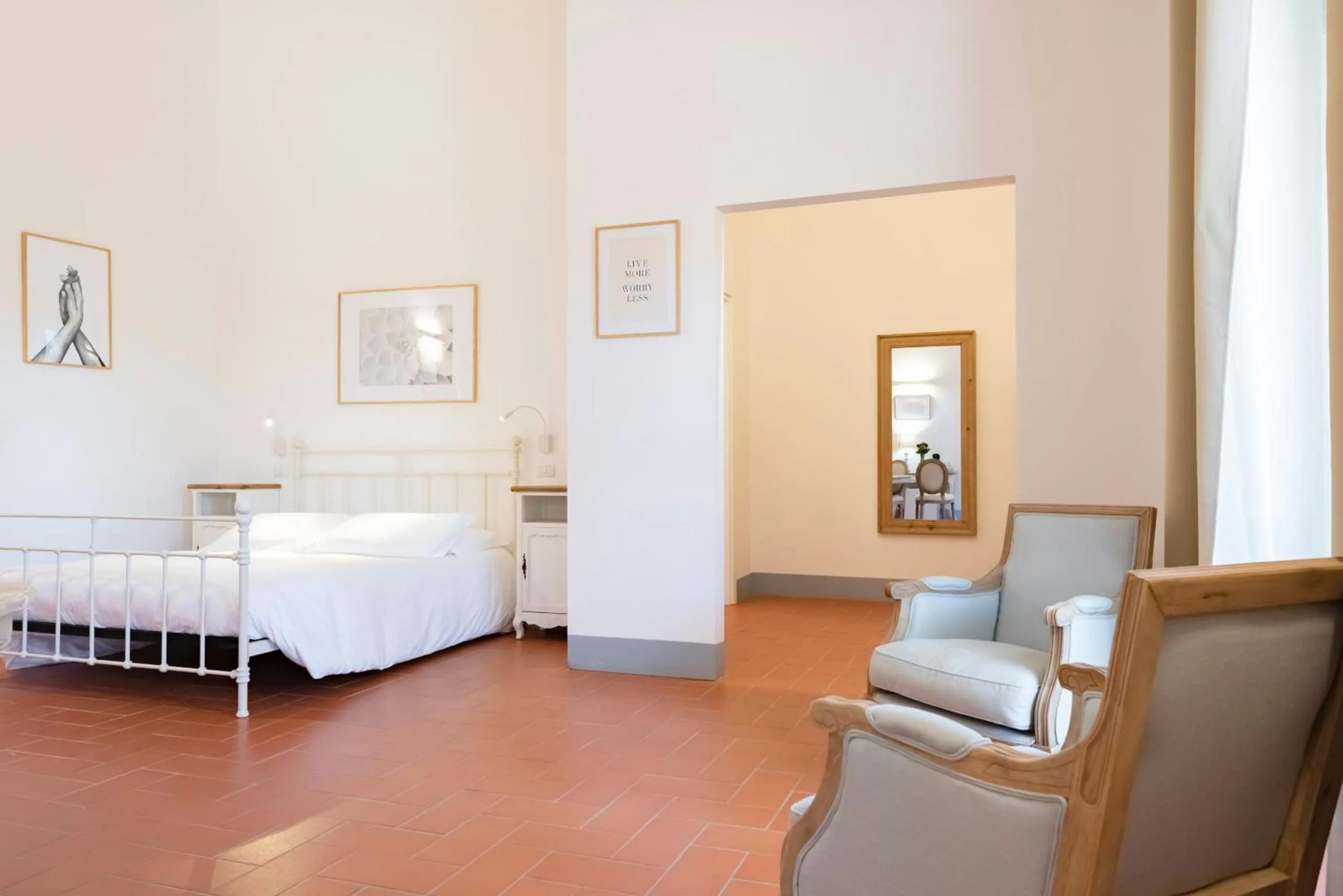 View (from property/room), Bed in Fattoria Pian Di Rocca