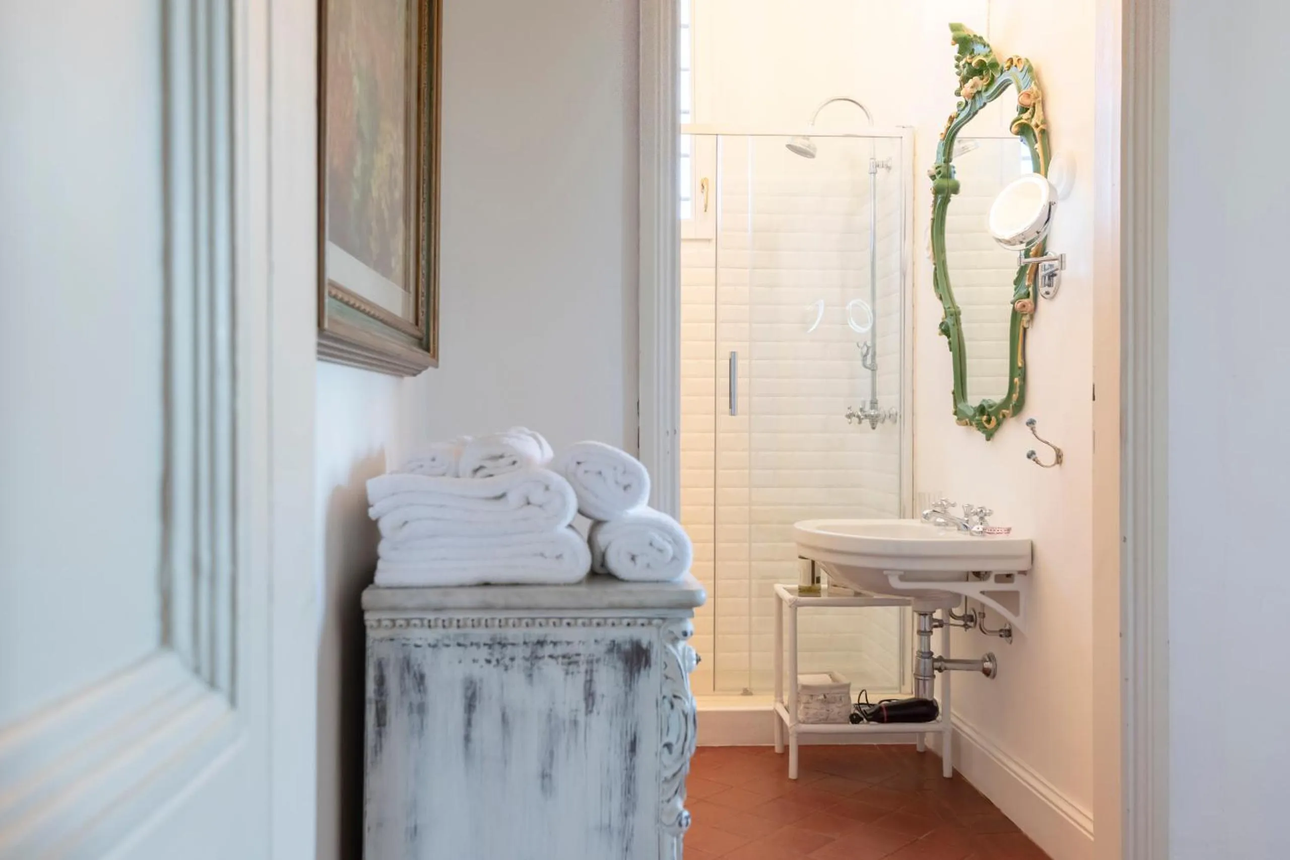 Shower in Fattoria Pian Di Rocca