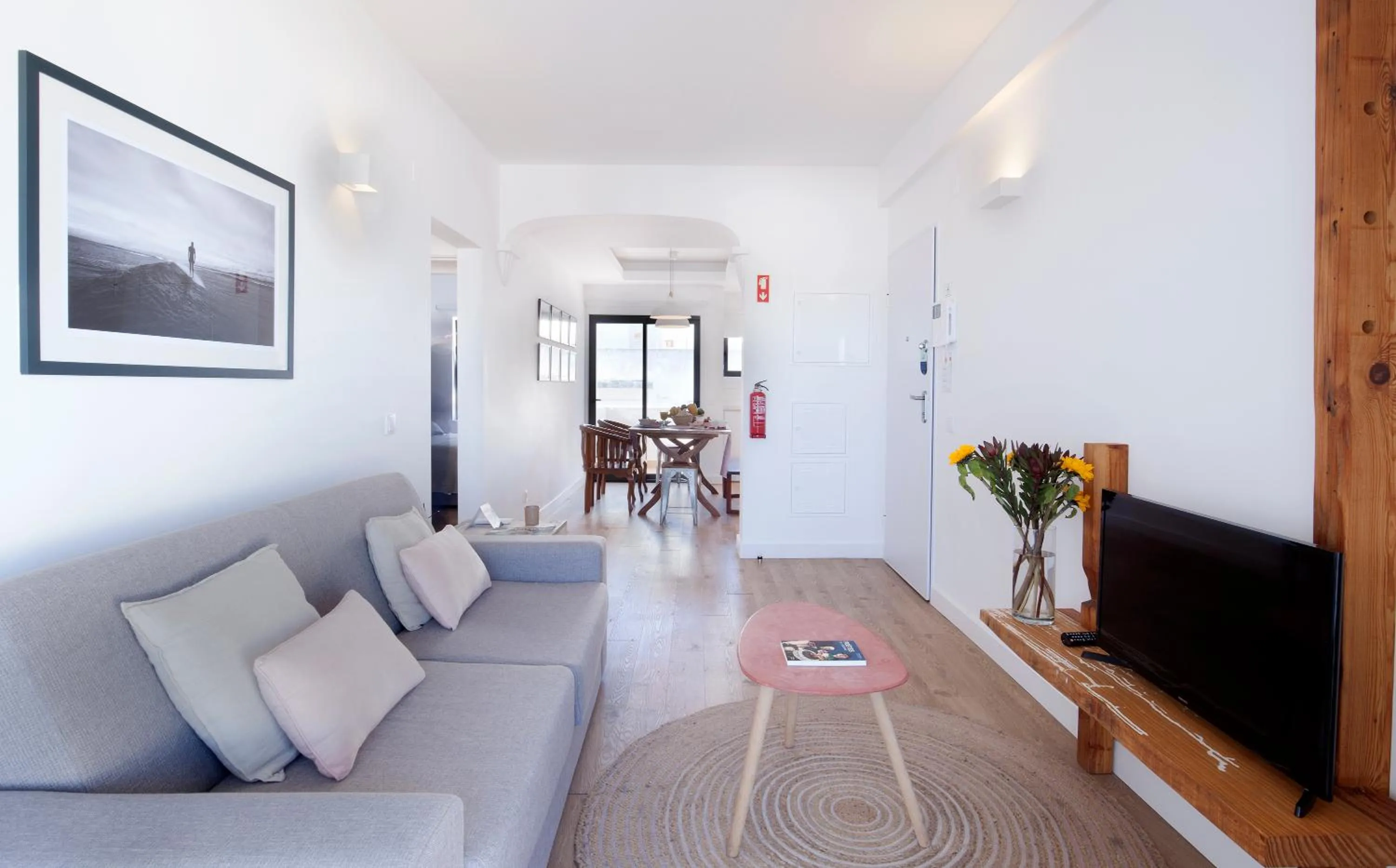 Seating area in The Salty Lodge