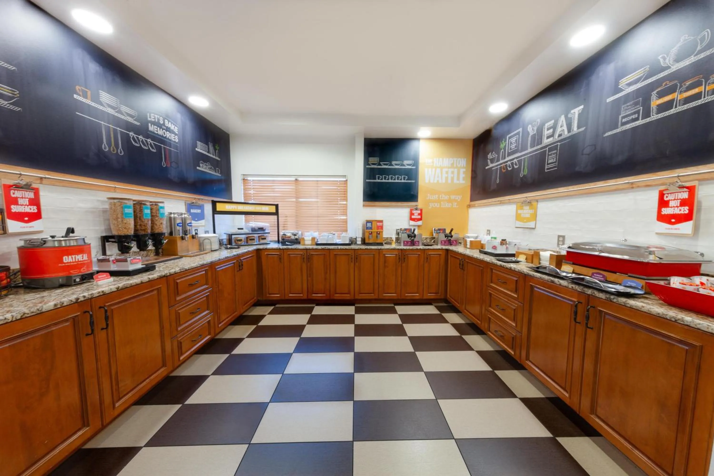 Breakfast in Hampton Inn Richfield