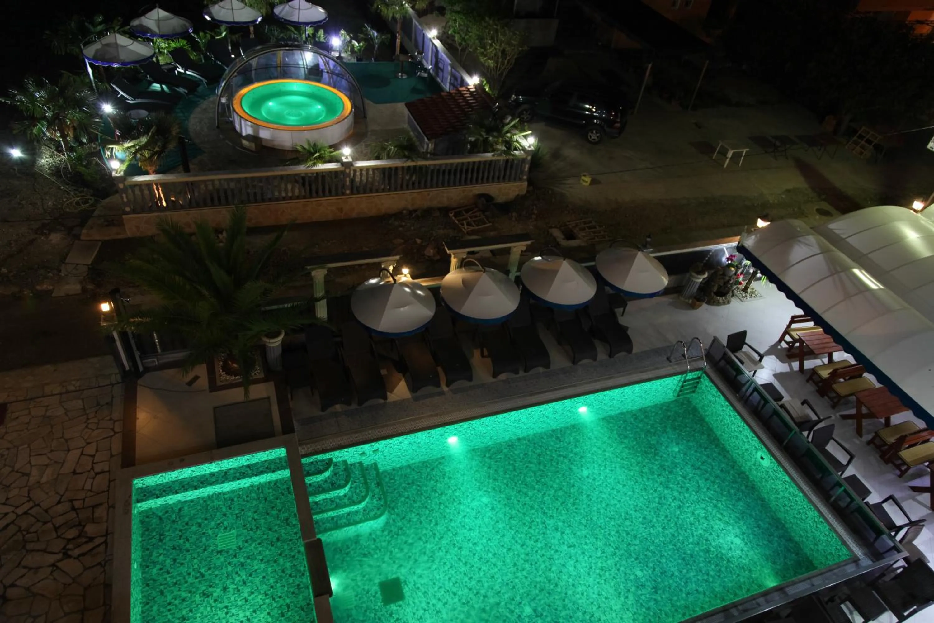 Hot Tub in Spa Hotel Montefila