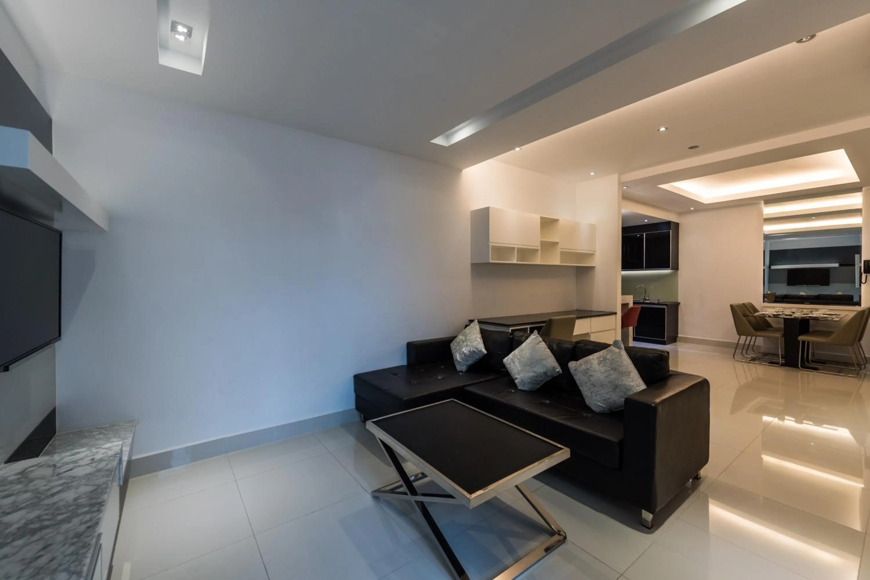 Living room in Naki Suites @ Silvertown