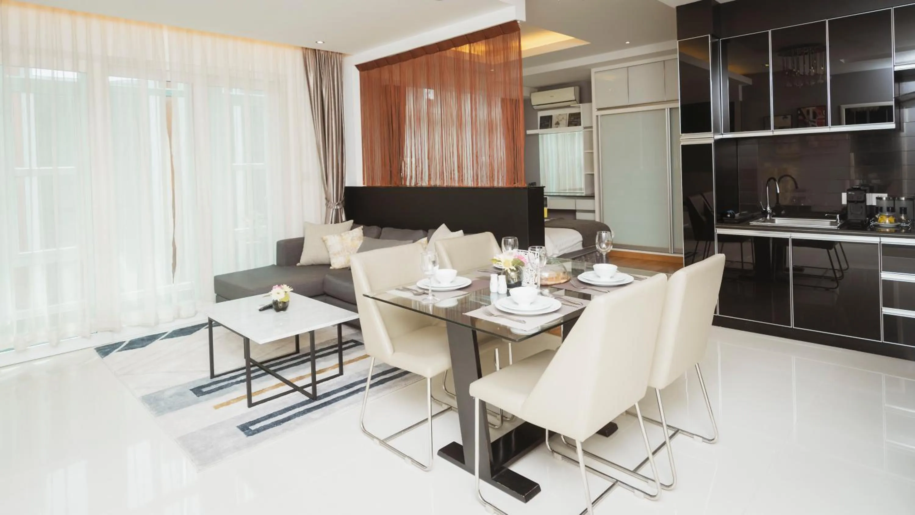 Living room in Naki Suites @ Silvertown