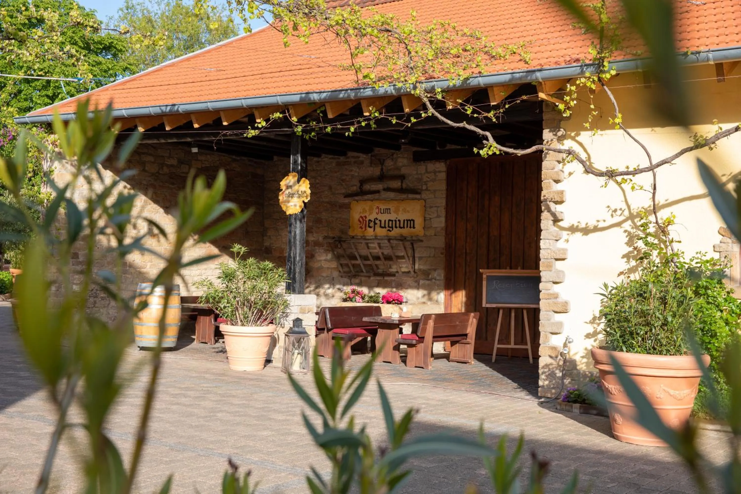 Patio in Tullius Die Rebmeisterei