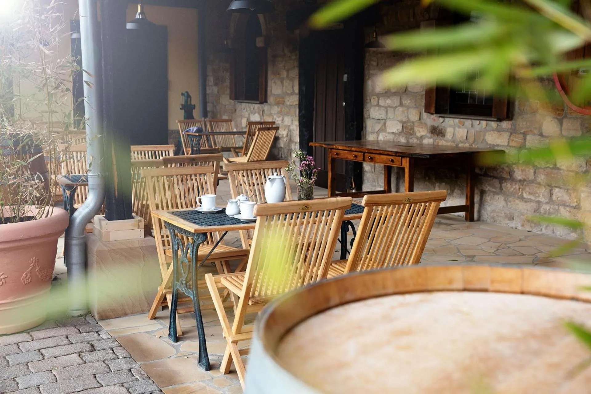 Patio in Tullius Die Rebmeisterei