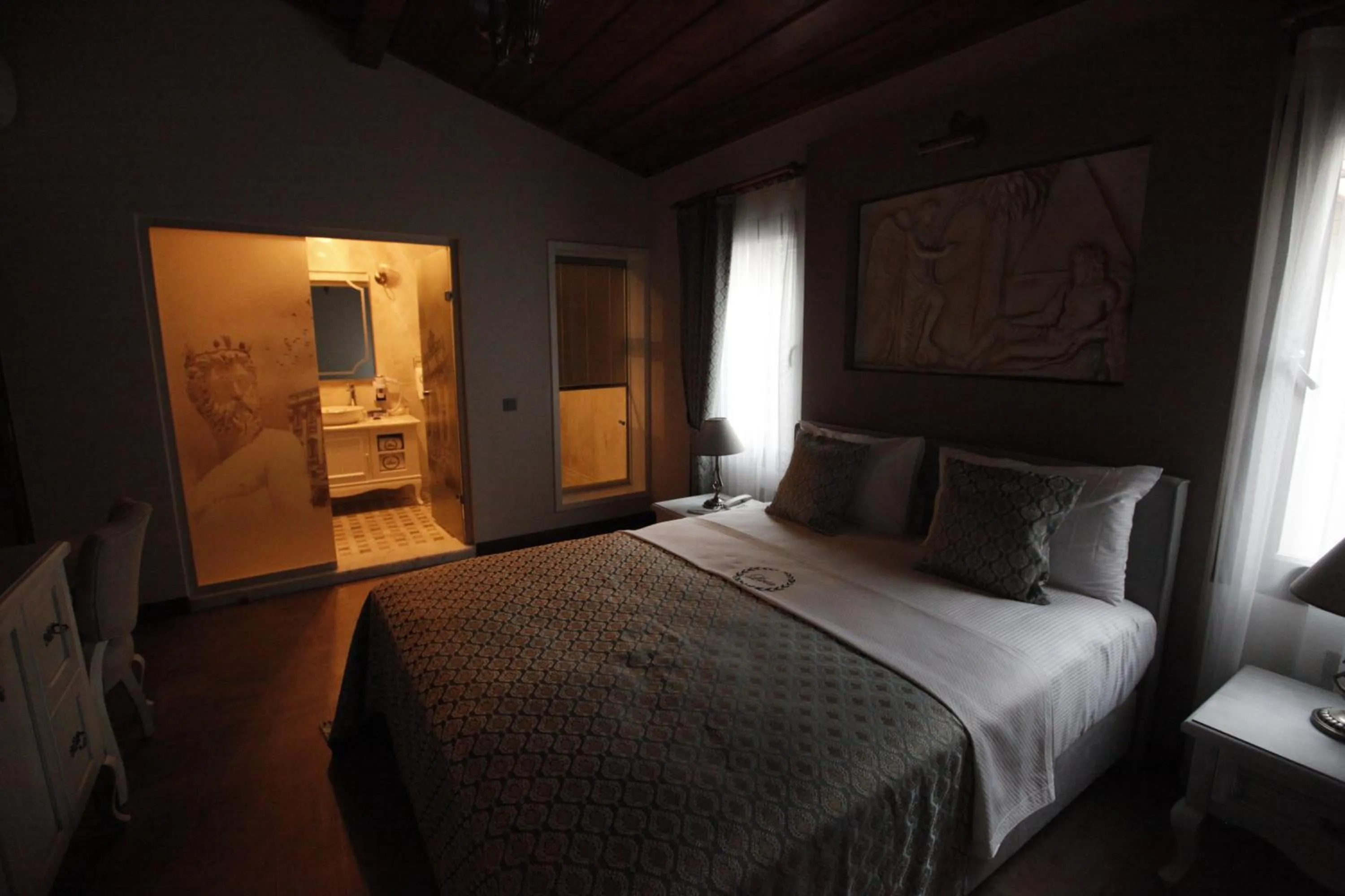 Bathroom, Bed in Livia Hotel Ephesus