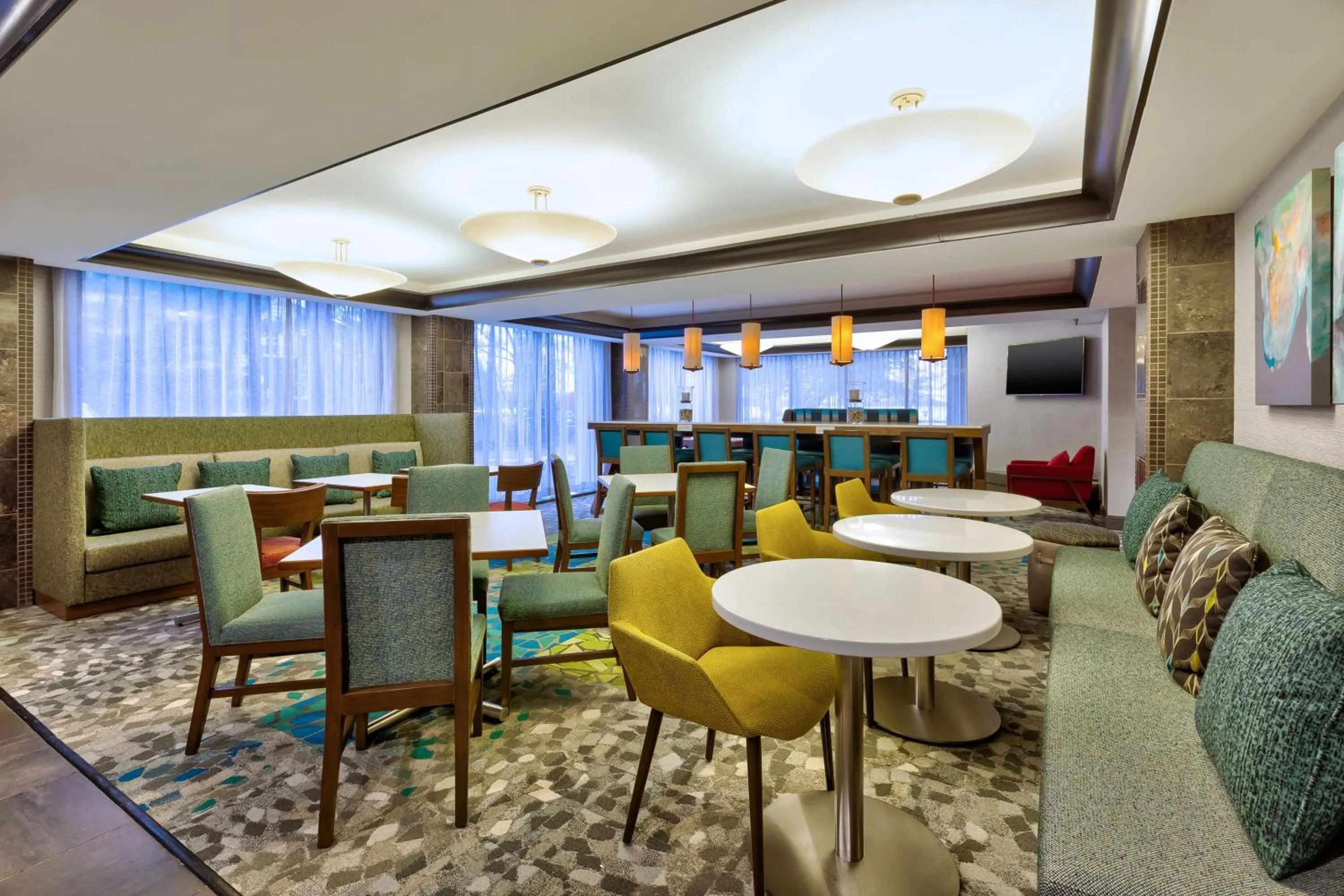 Lobby or reception in Hampton Inn Traverse City