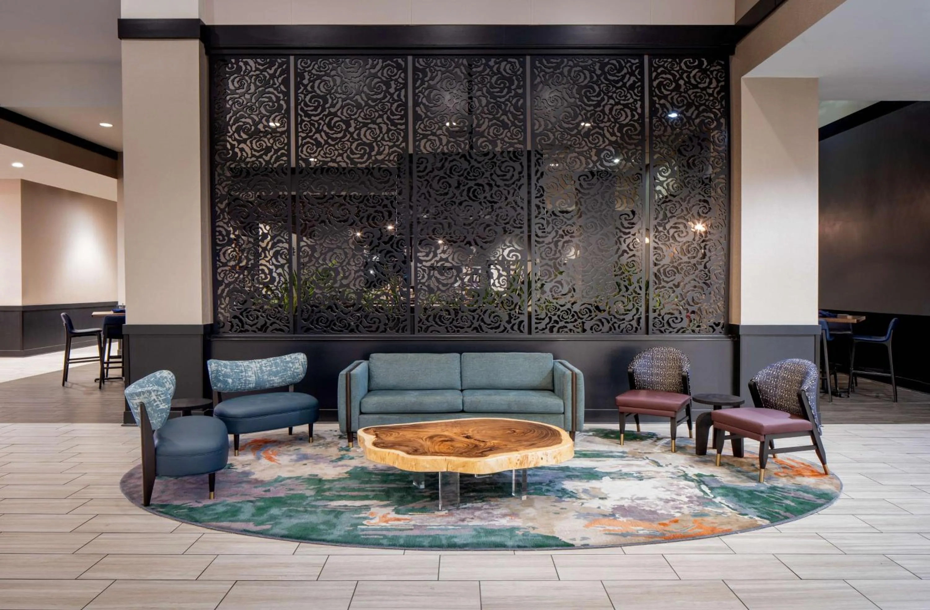 Lobby or reception in Hilton Shreveport