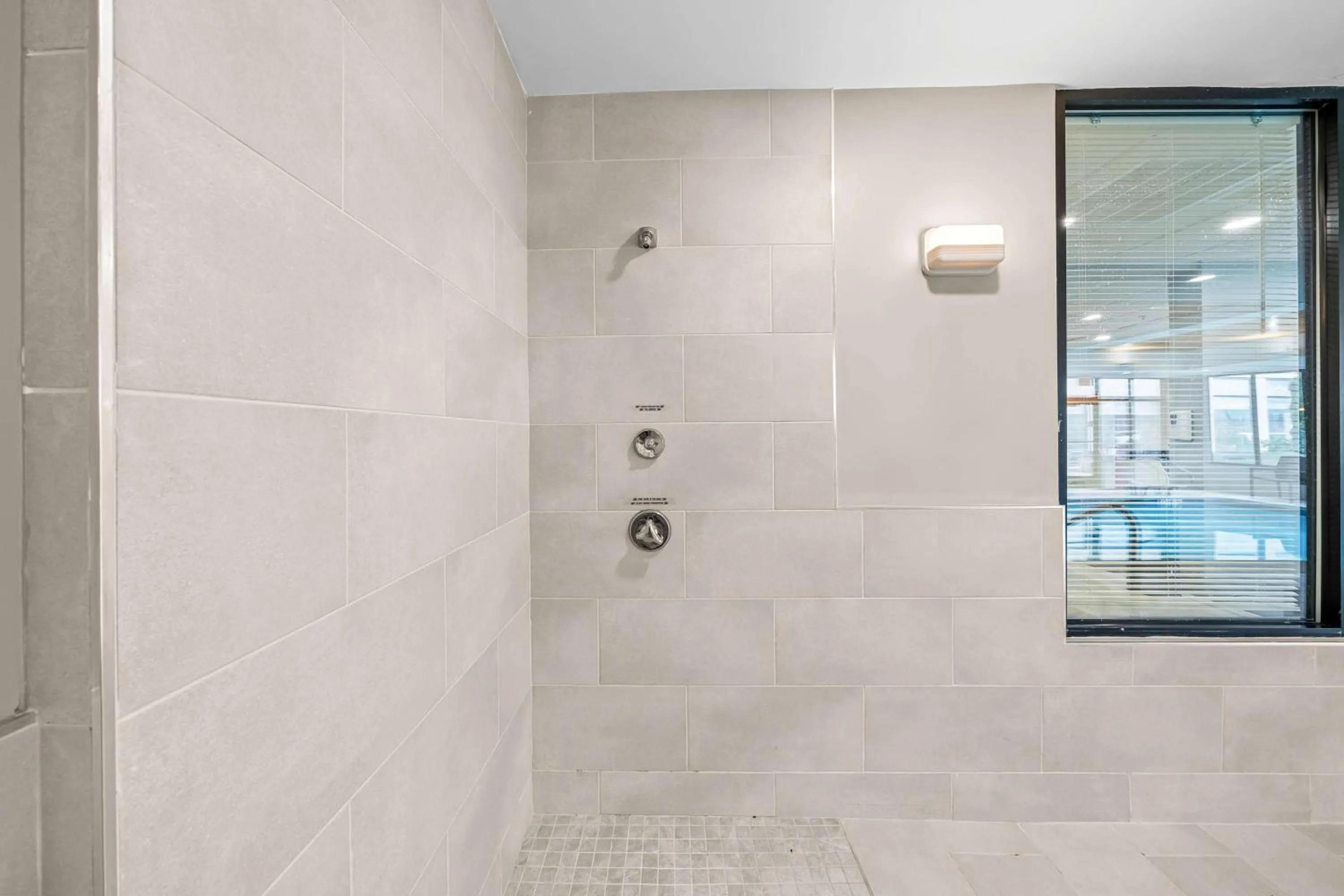 Pool view in Hilton Garden Inn Plymouth