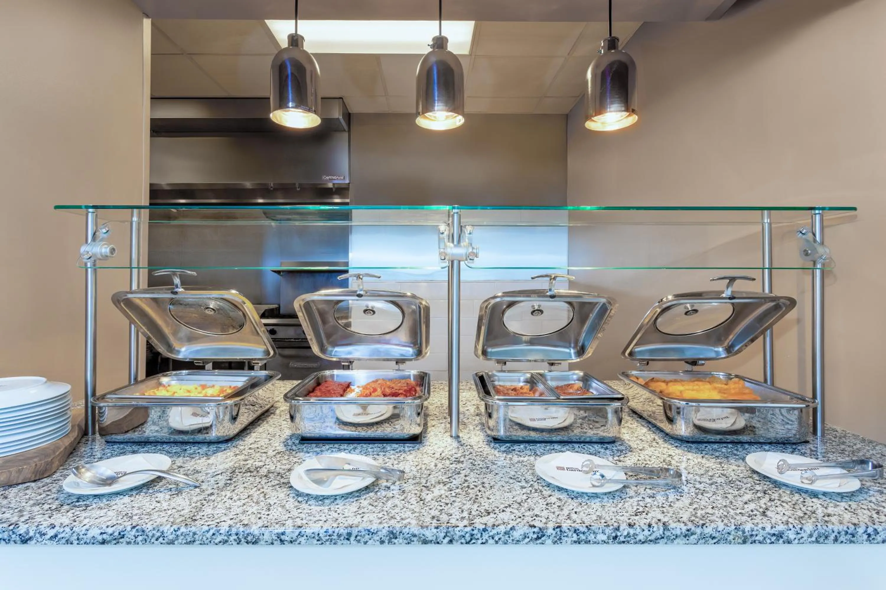 Buffet breakfast in Hilton Garden Inn Tampa Northwest/Oldsmar