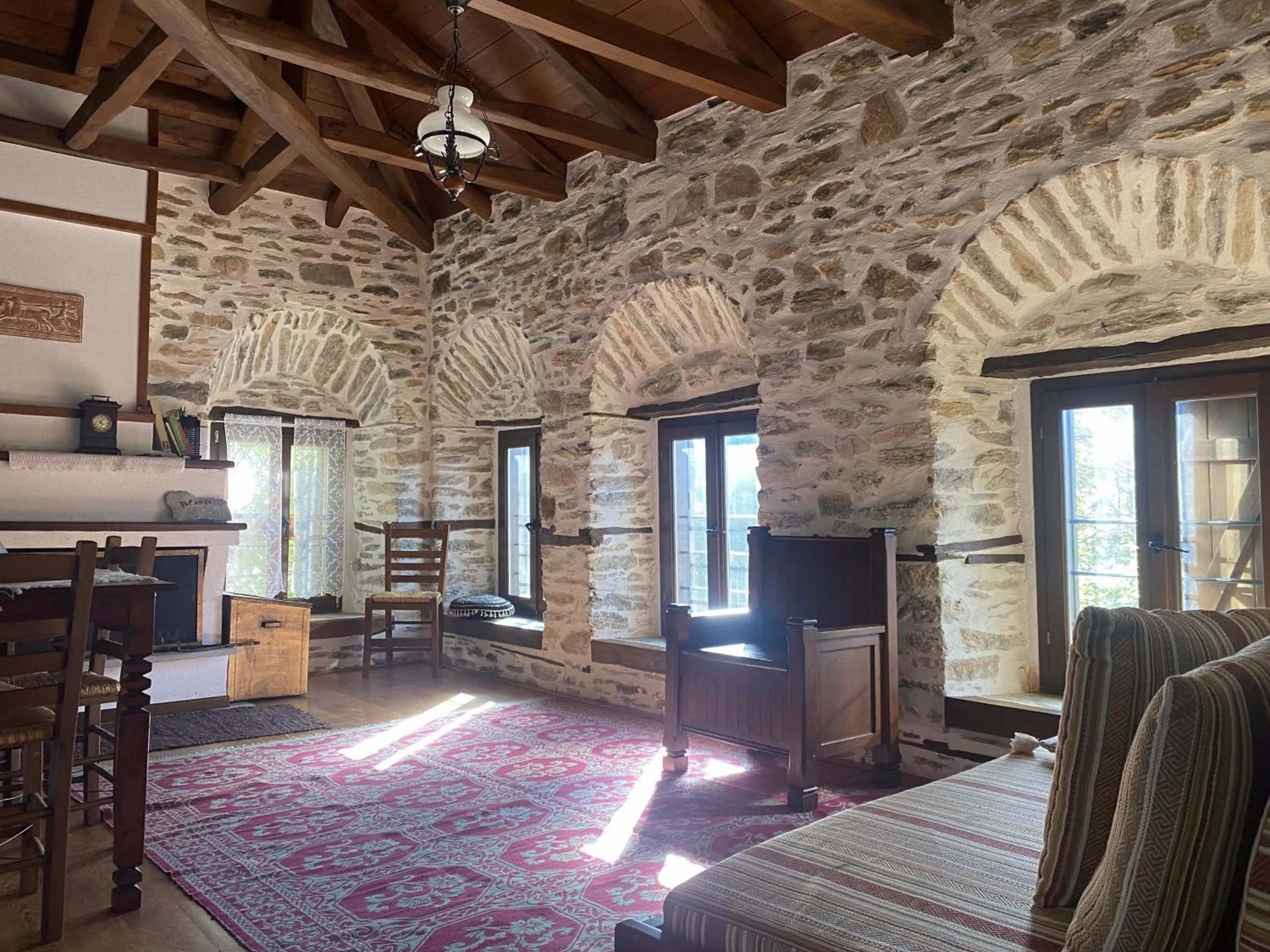 Living room in Archontiko Michael Pelion