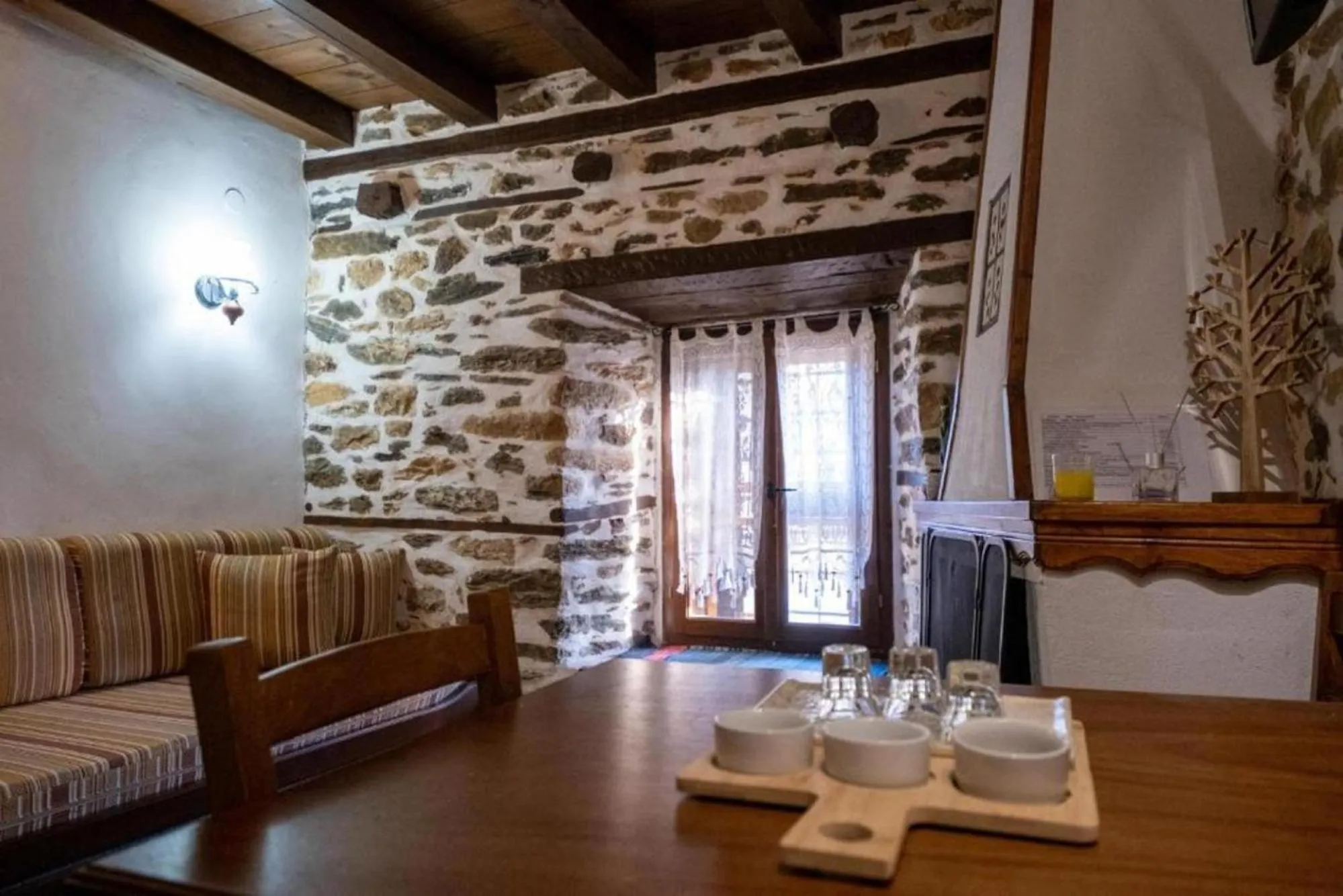 Seating area in Archontiko Michael Pelion