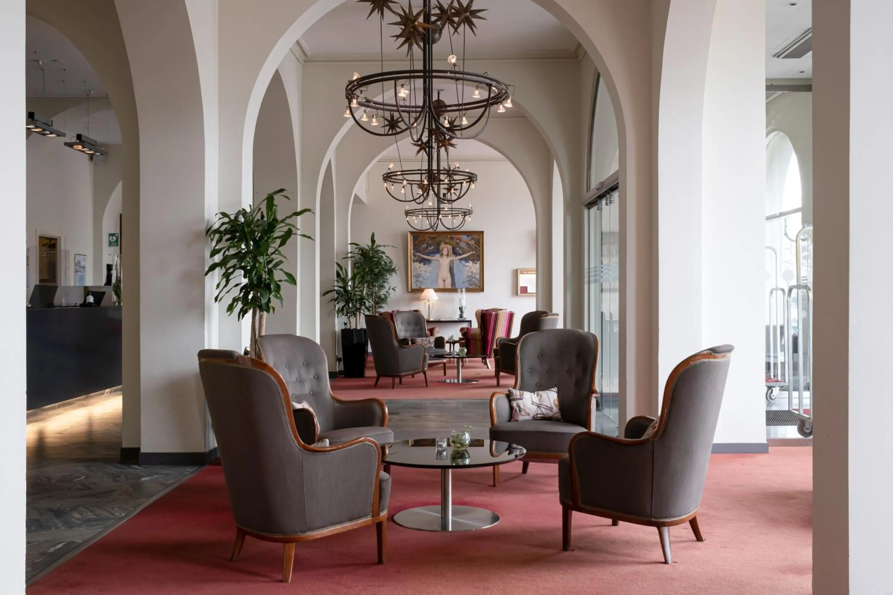 Lobby or reception in Elite Stora Hotellet