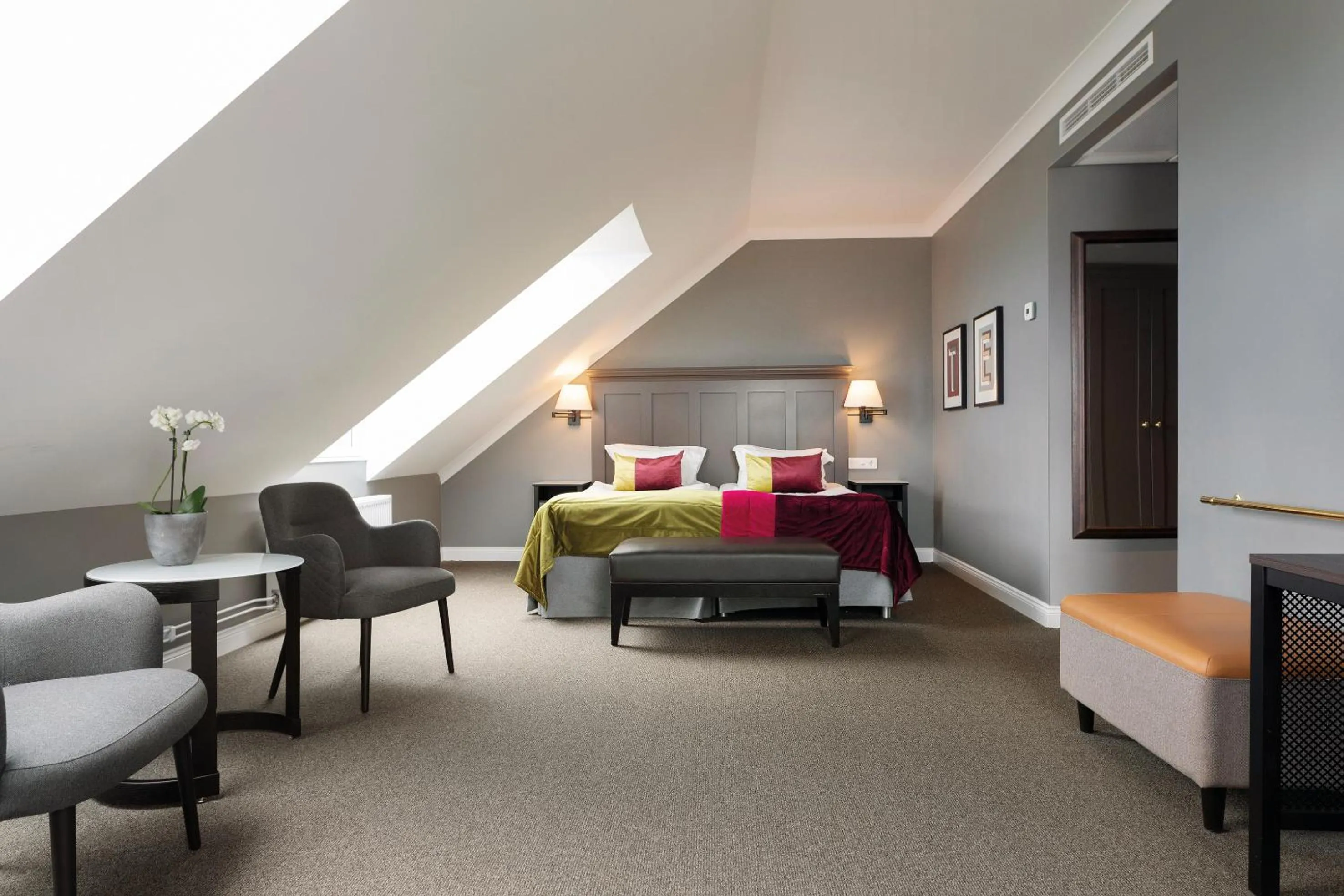 Seating area, Bed in Elite Stora Hotellet