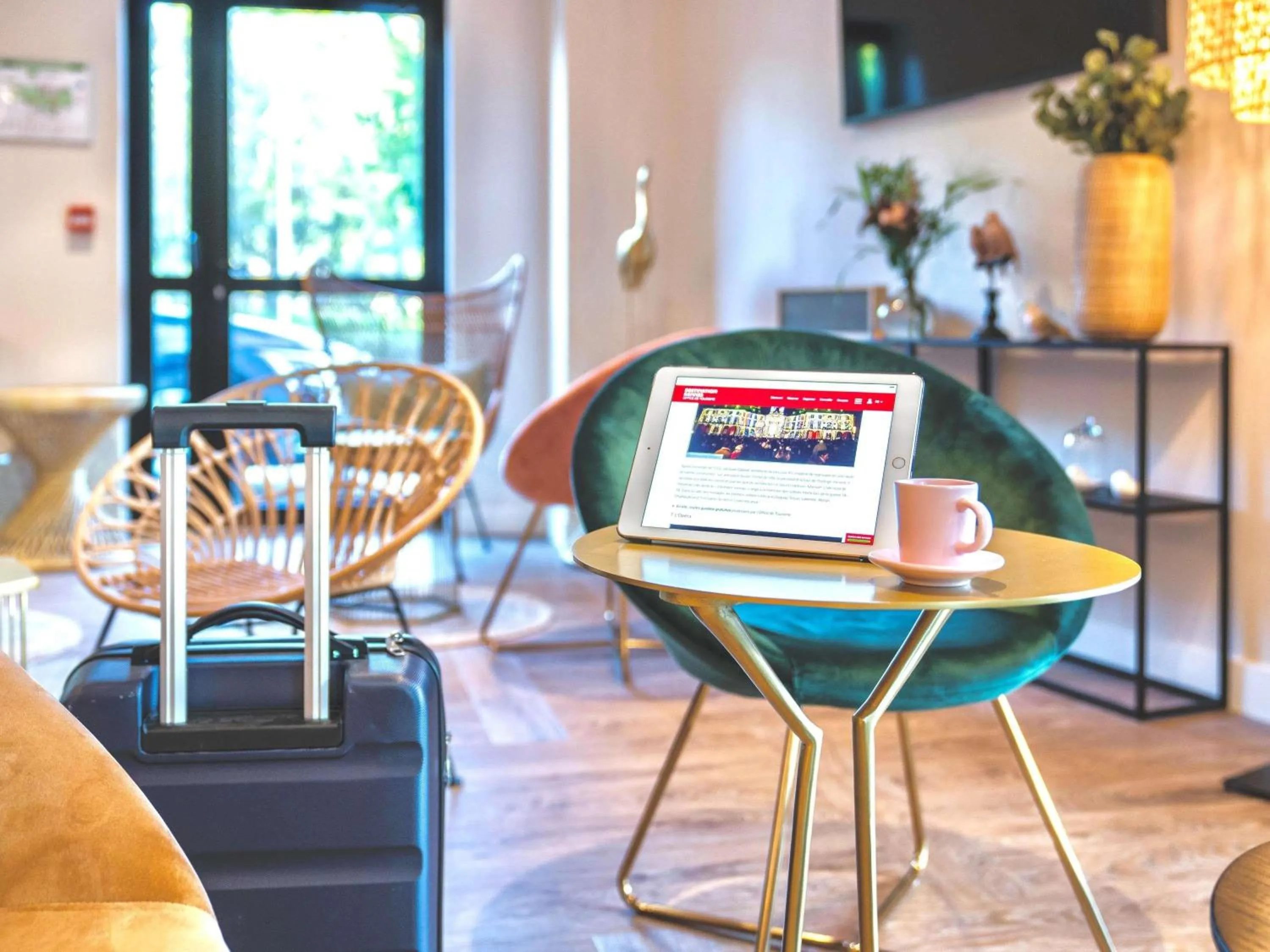 Lounge or bar in ibis Styles Rennes Cesson