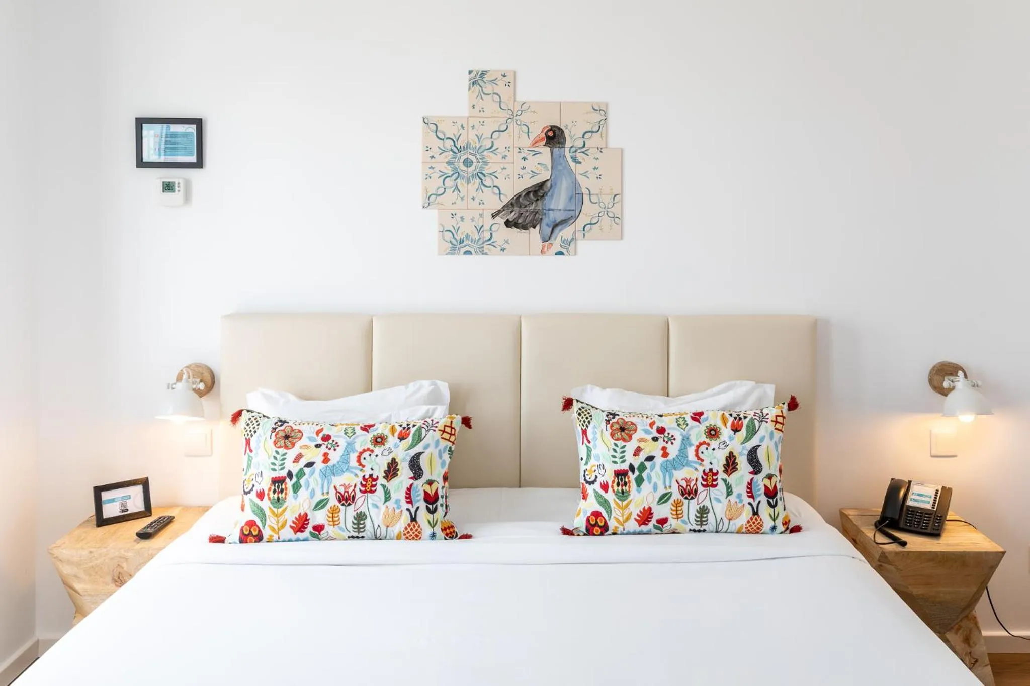 Decorative detail, Bed in Hotel Cidade de Olhão