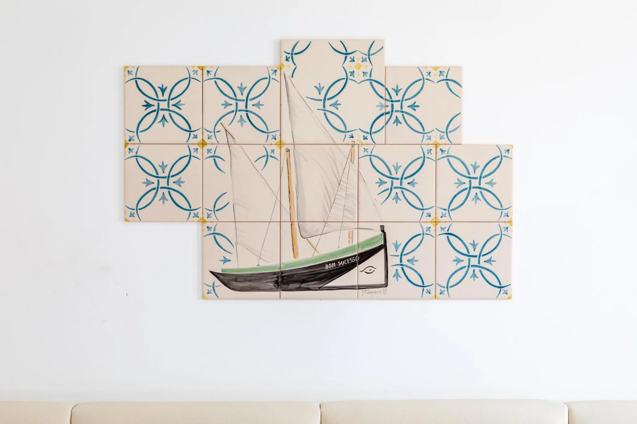 Decorative detail in Hotel Cidade de Olhão