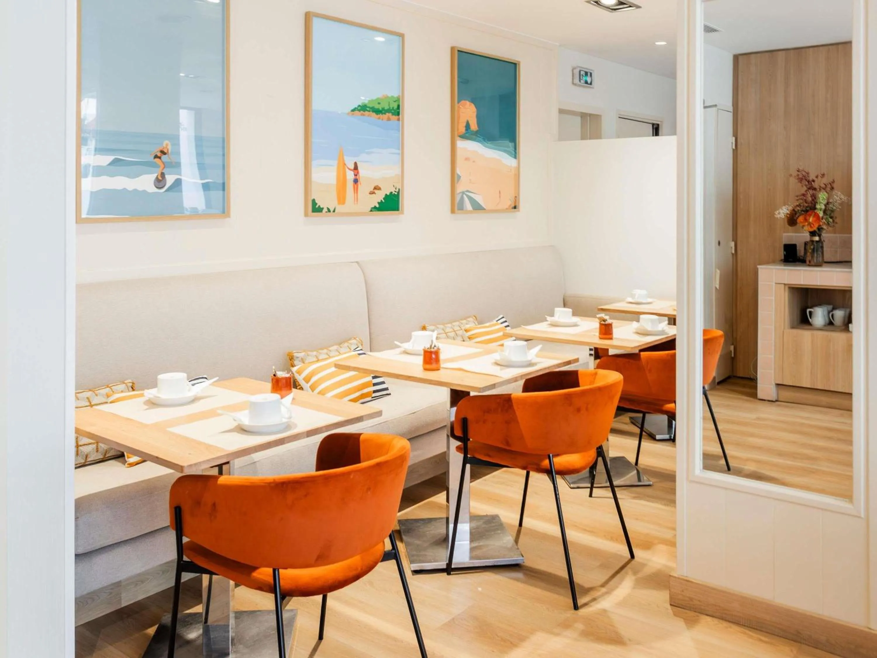 Breakfast in Mercure Président Biarritz Plage